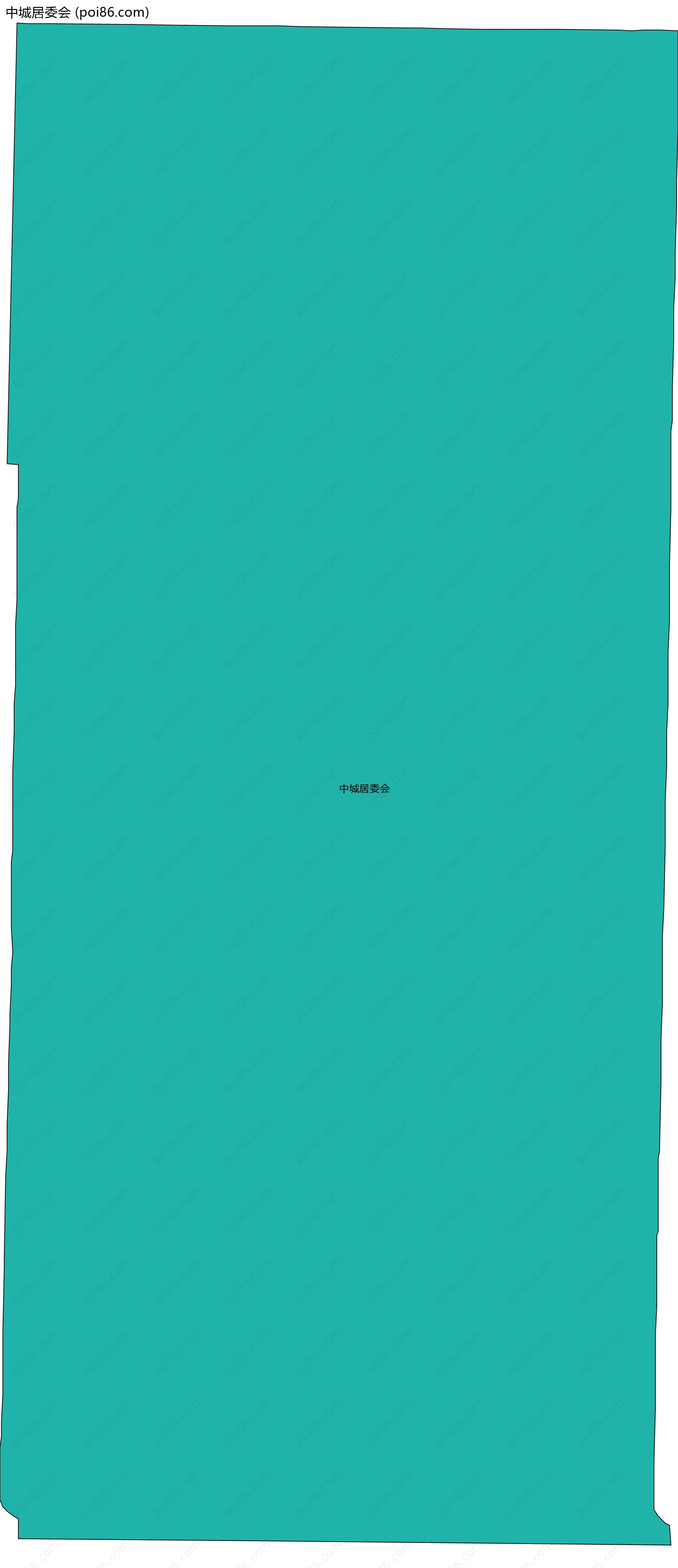 中城居委会边界地图