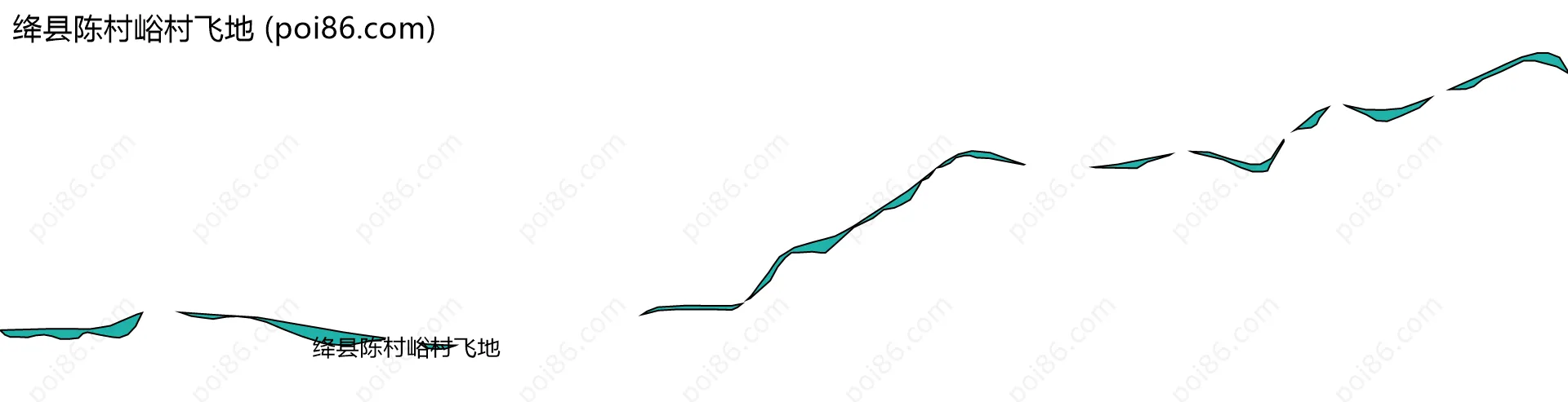 绛县陈村峪村飞地边界地图
