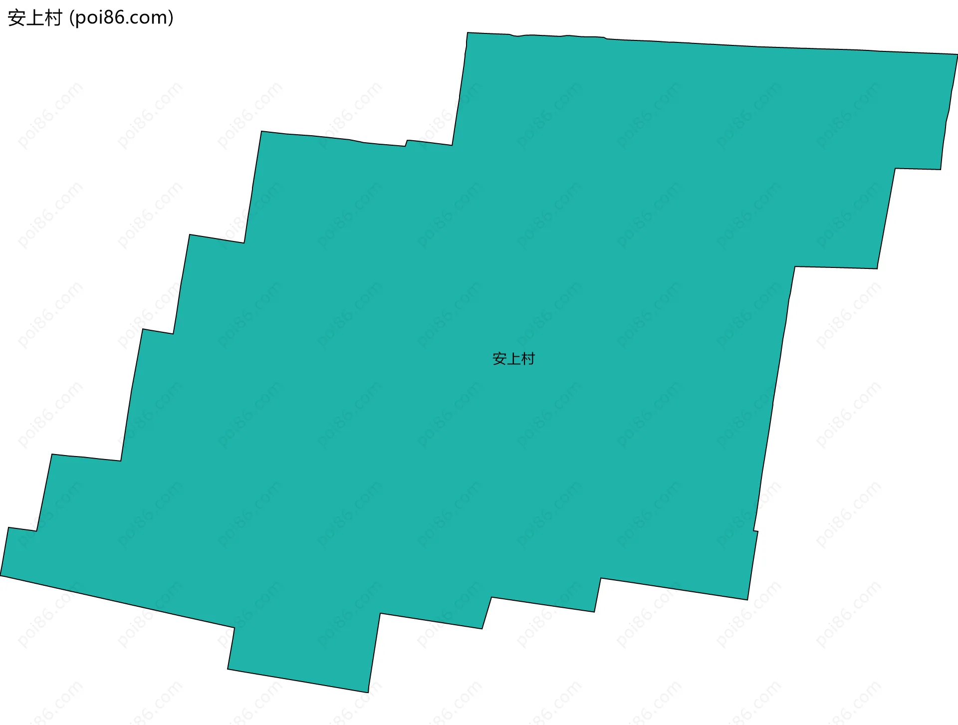 安上村边界地图