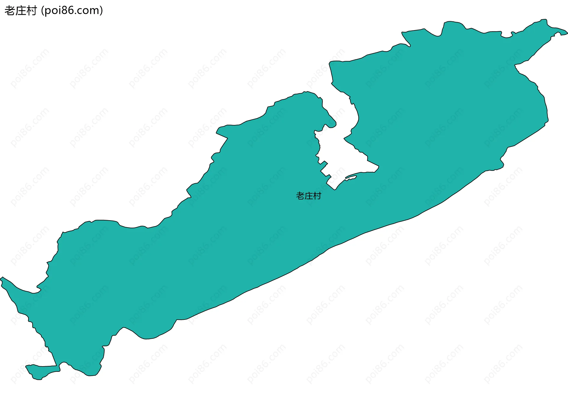 老庄村边界地图