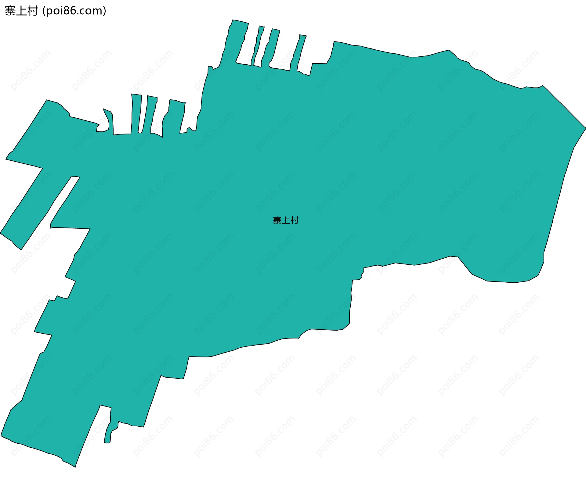 寨上村边界地图