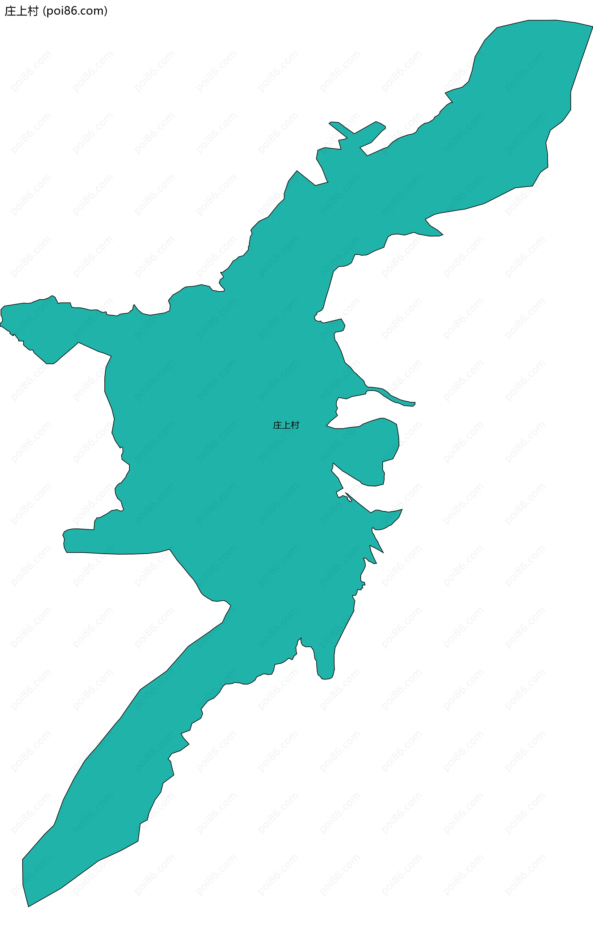 庄上村边界地图