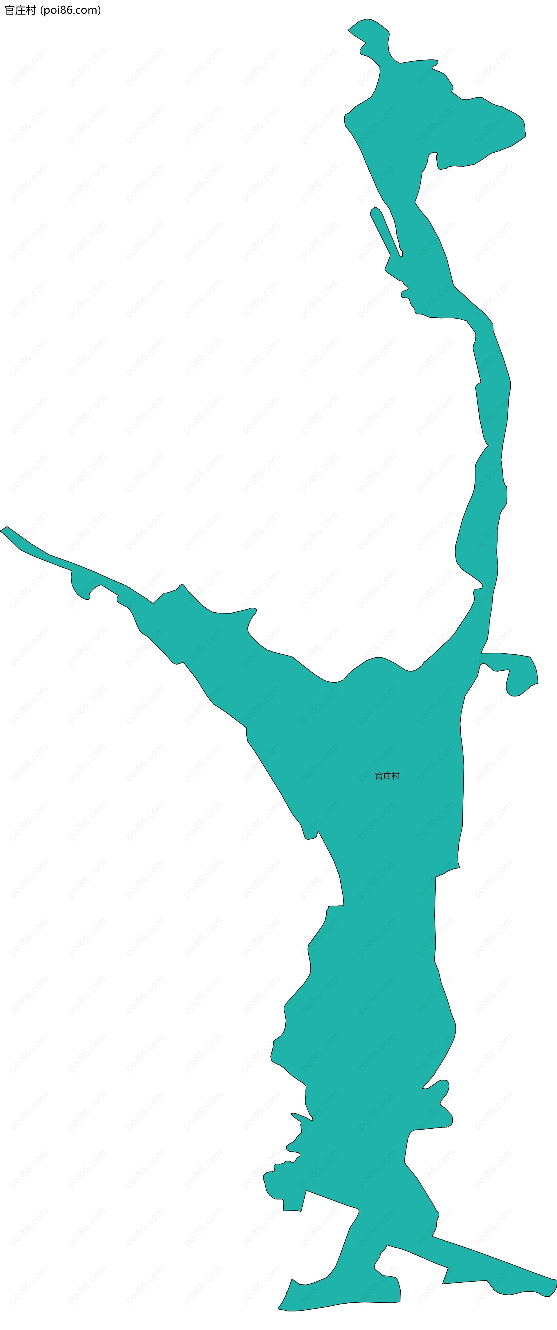 官庄村边界地图