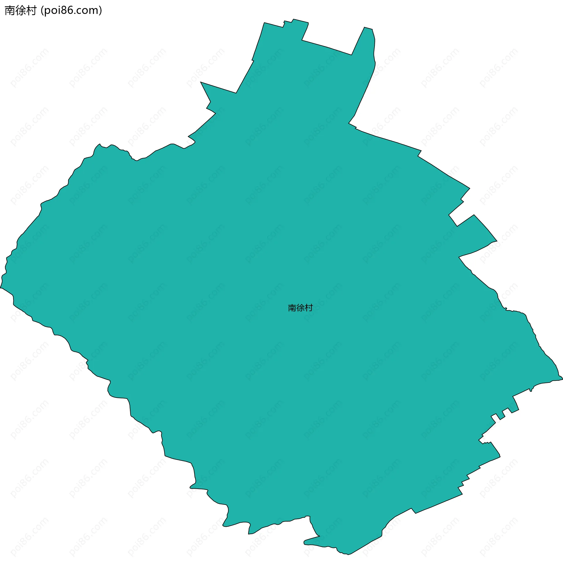 南徐村边界地图