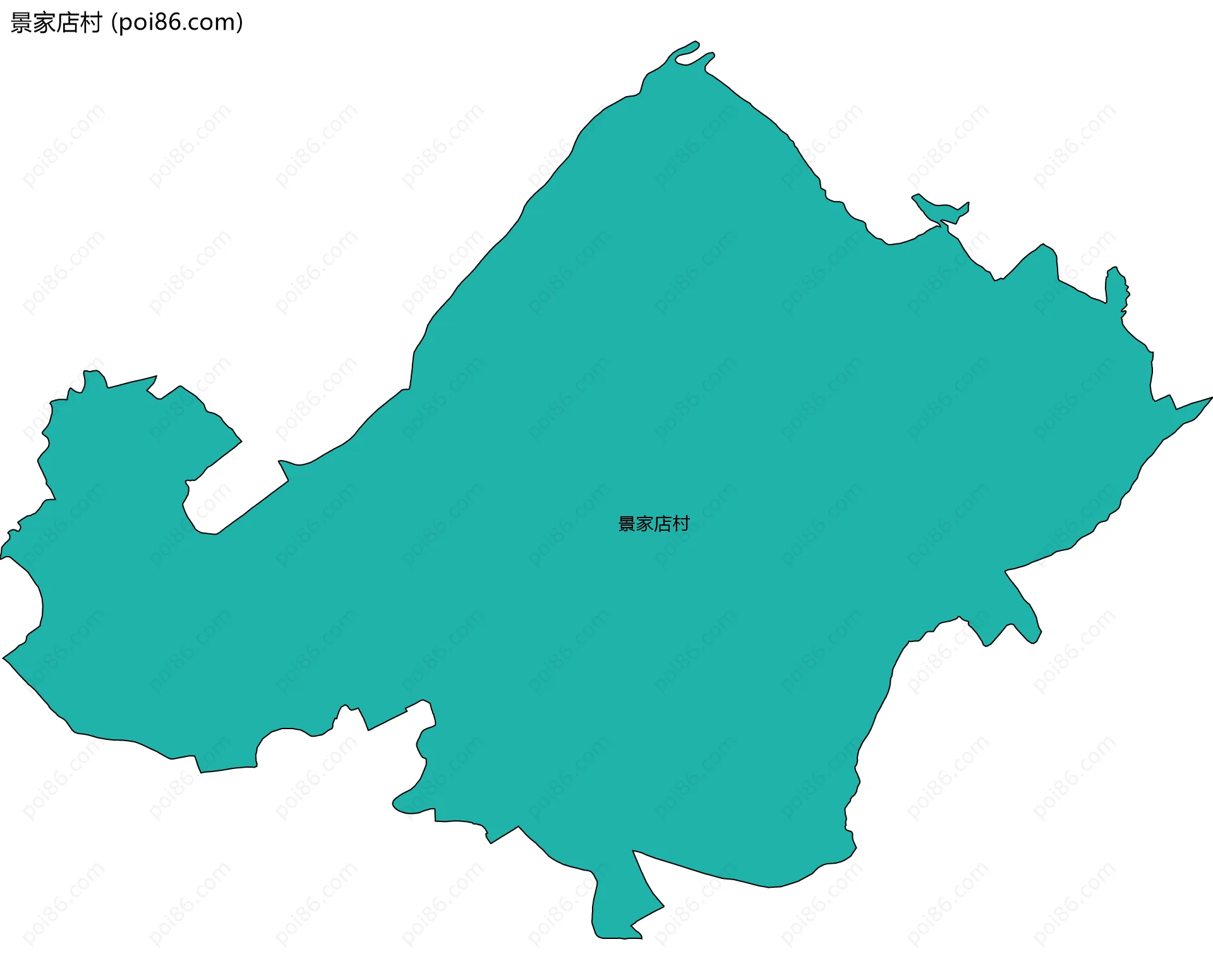 景家店村边界地图