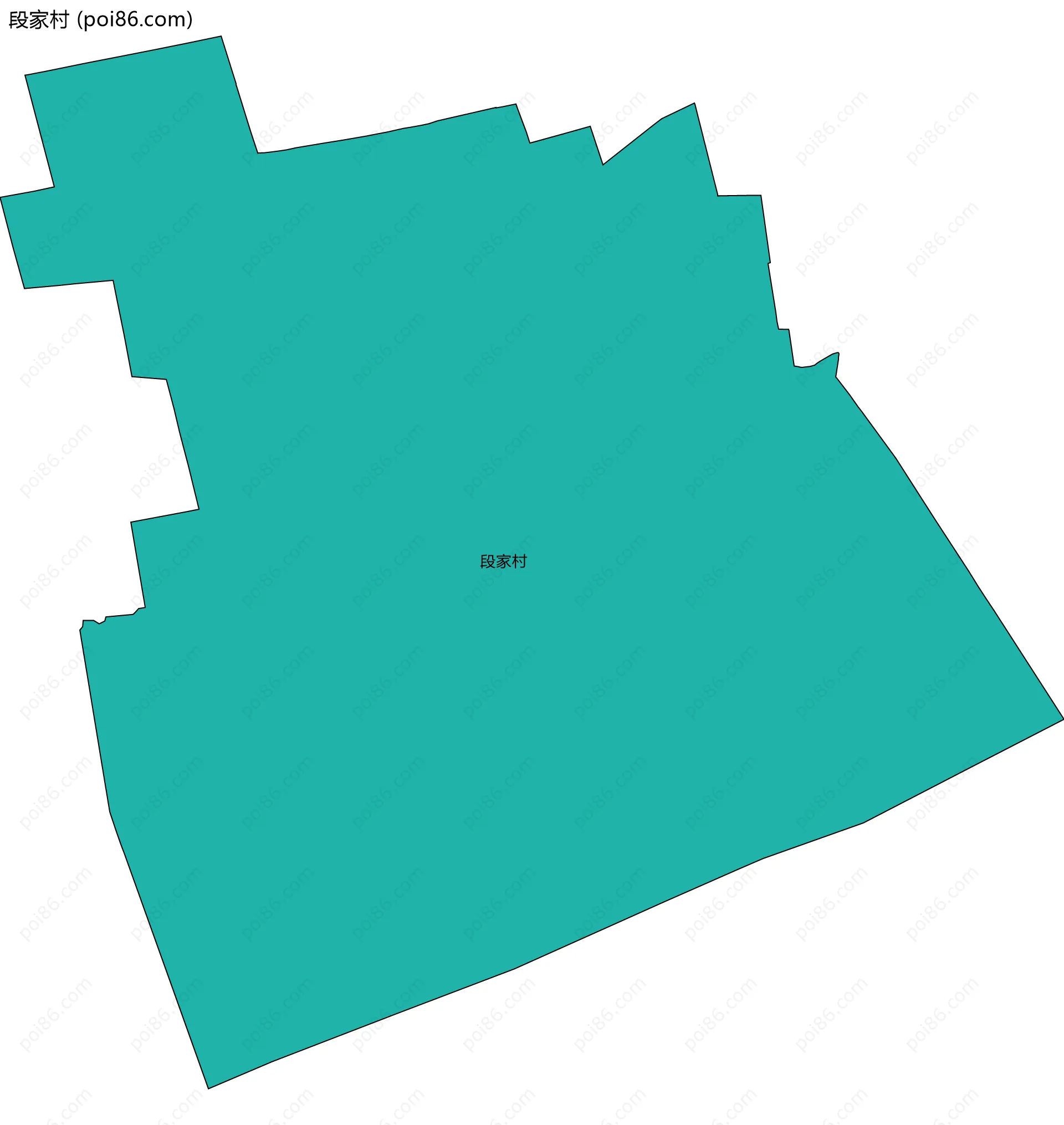 段家村边界地图