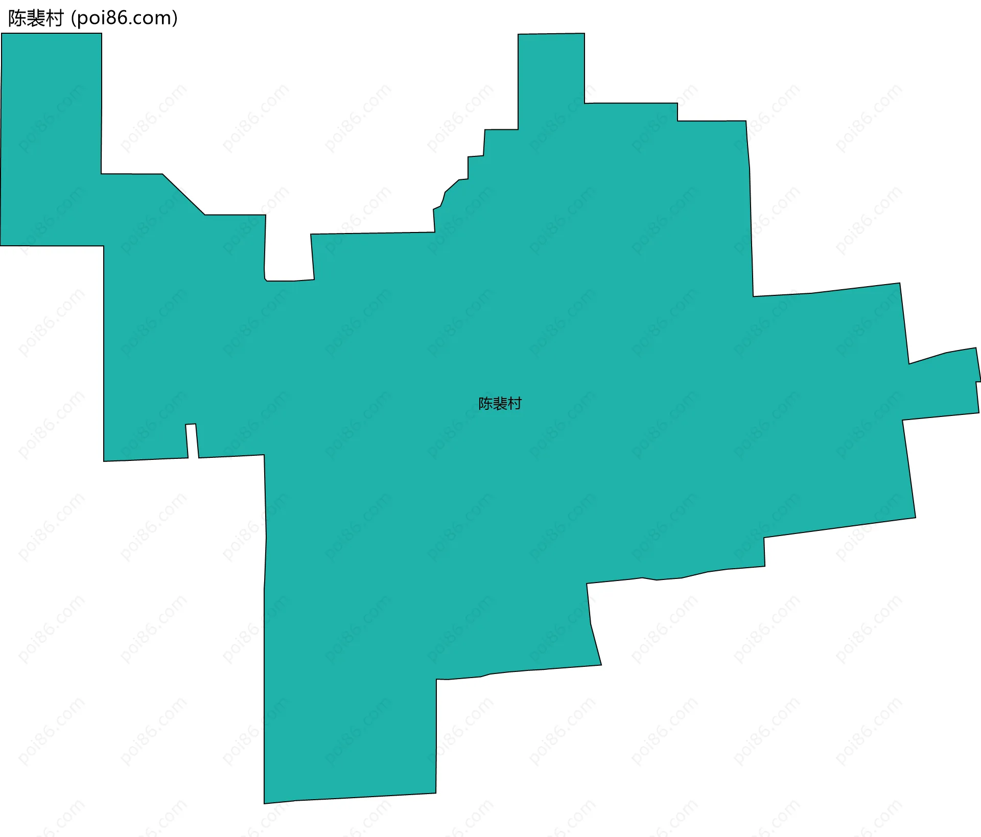 陈裴村边界地图