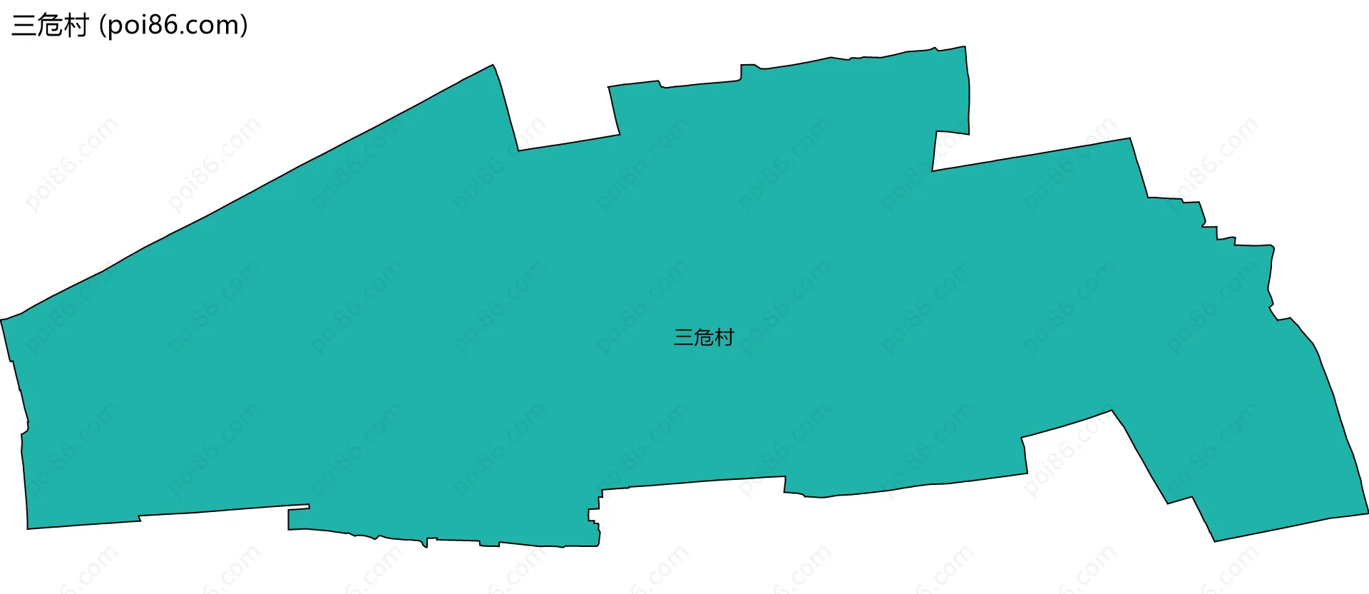 三危村边界地图