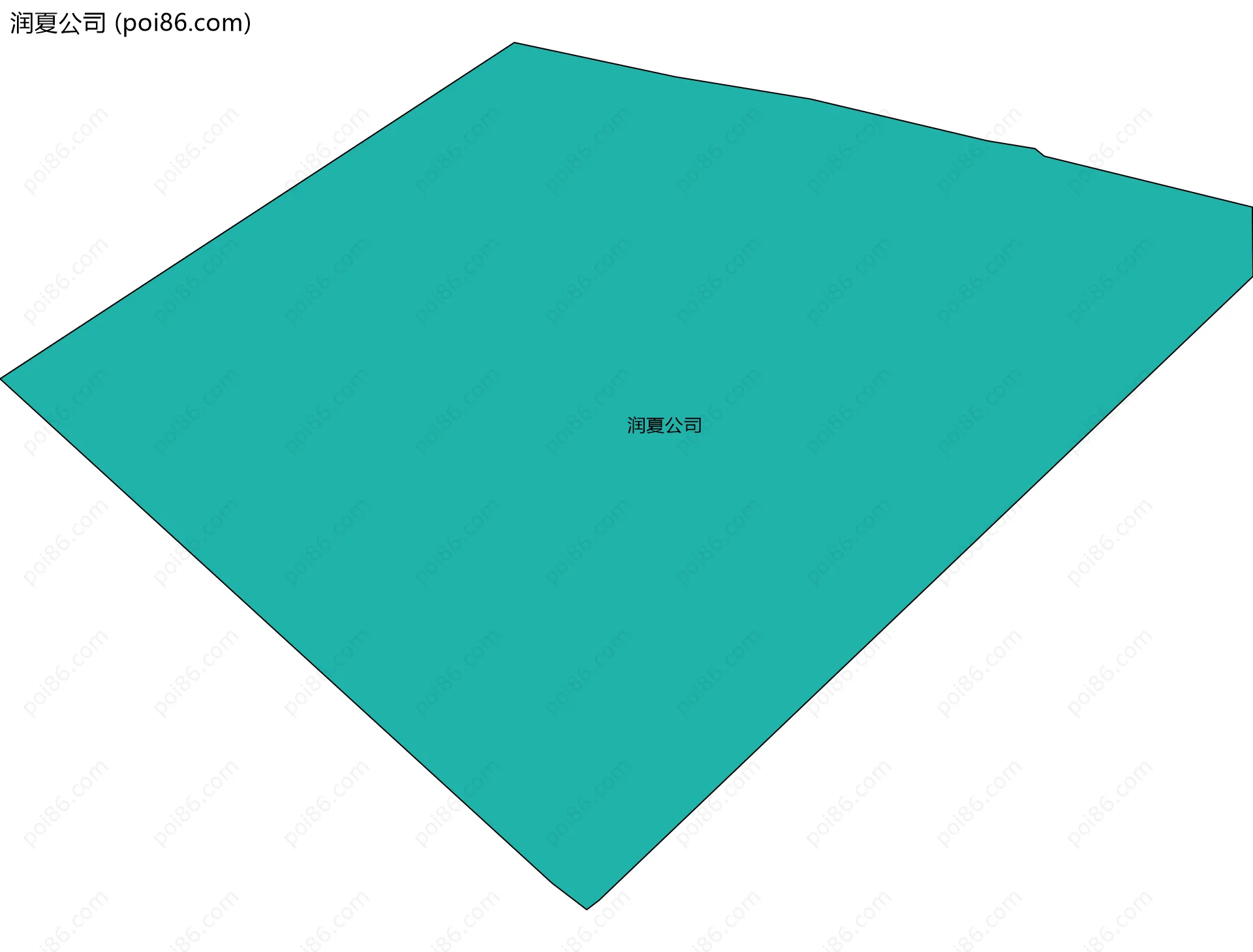 润夏公司边界地图