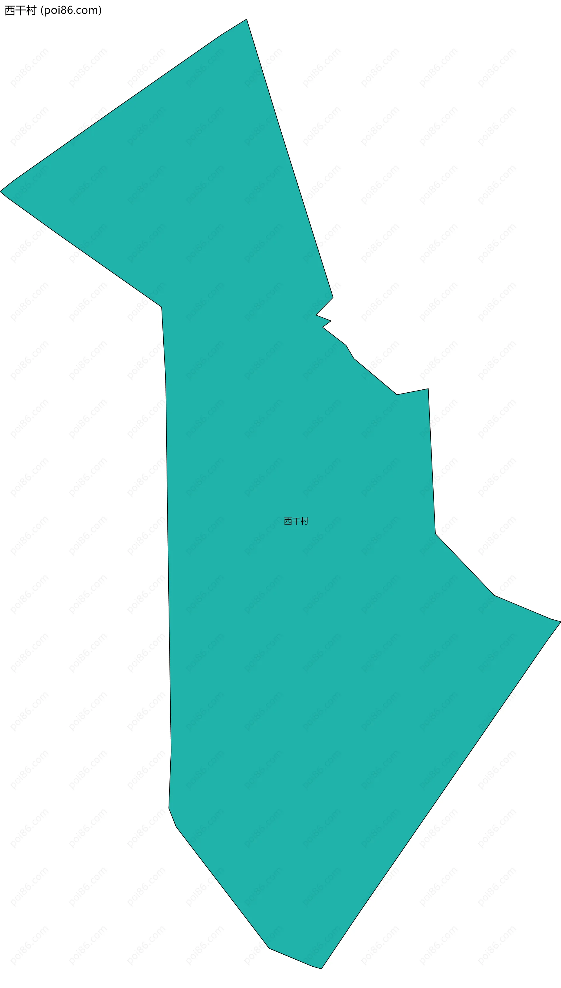 西干村边界地图