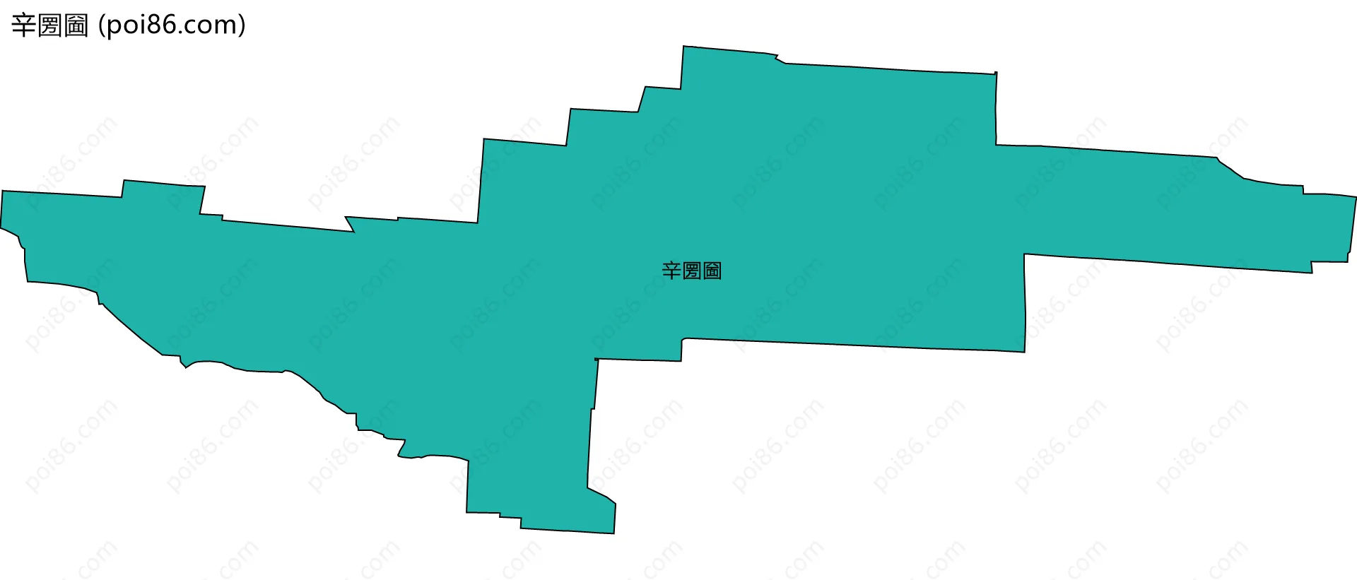 辛圐圙边界地图