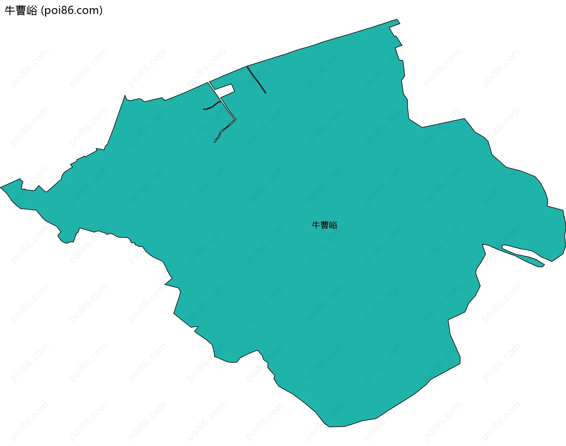 牛曹峪边界地图