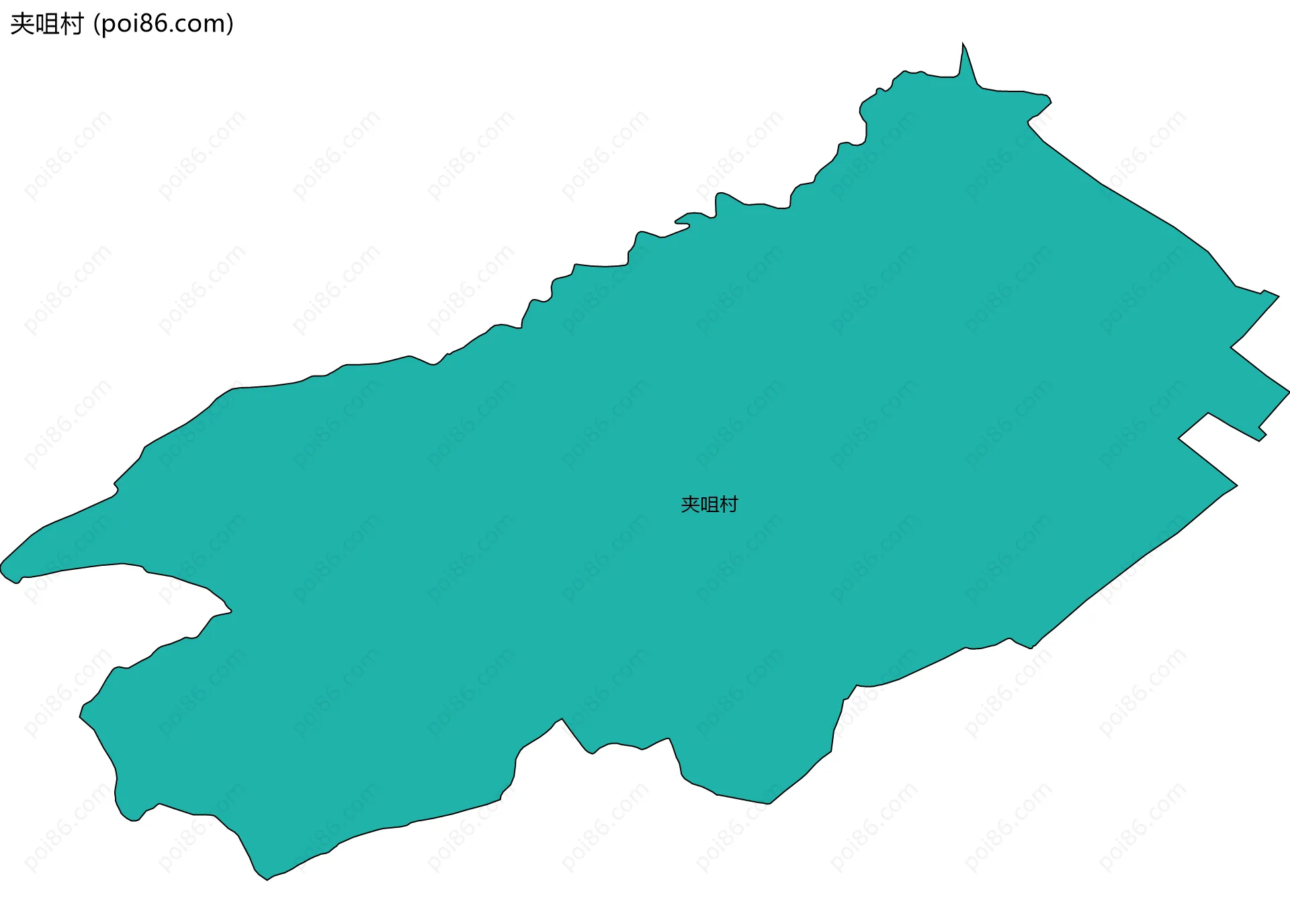 夹咀村边界地图