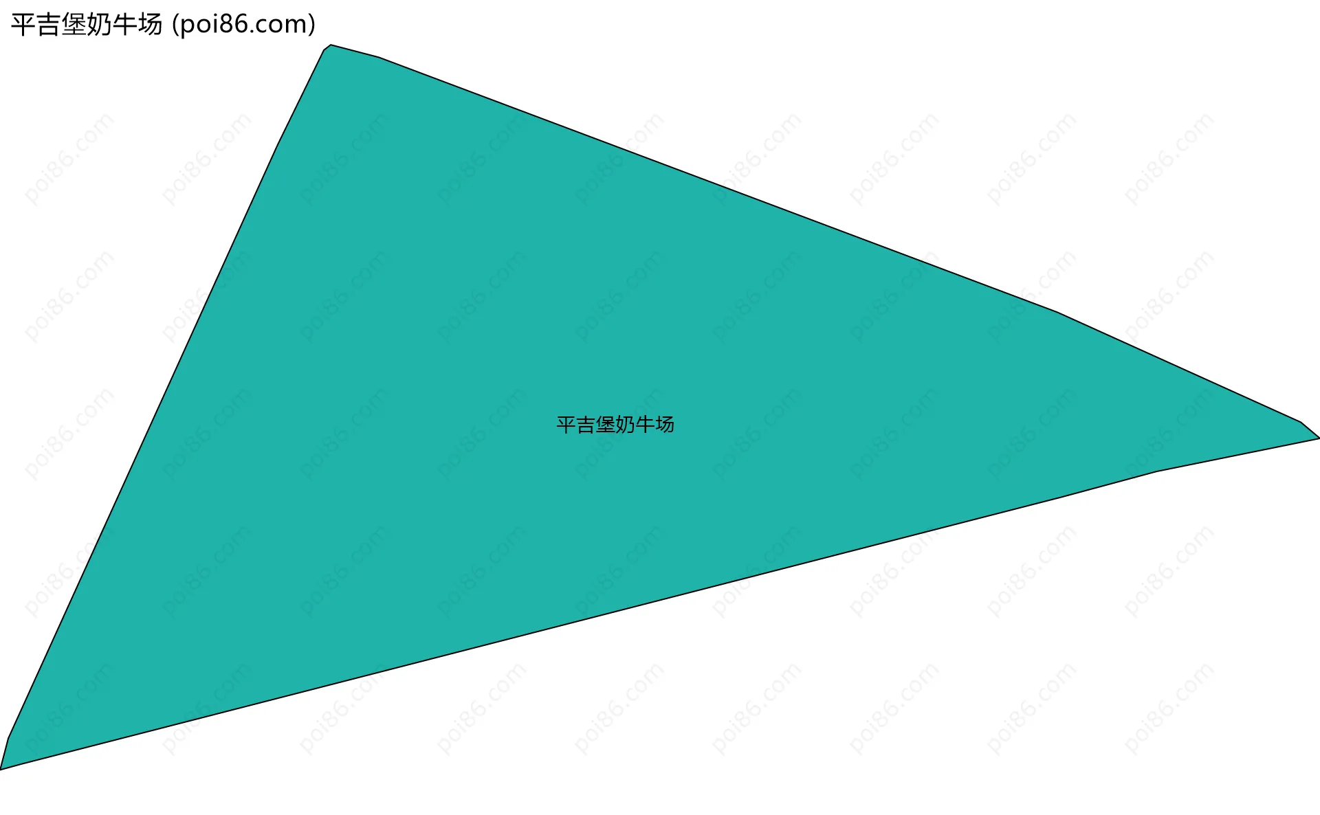 平吉堡奶牛场边界地图