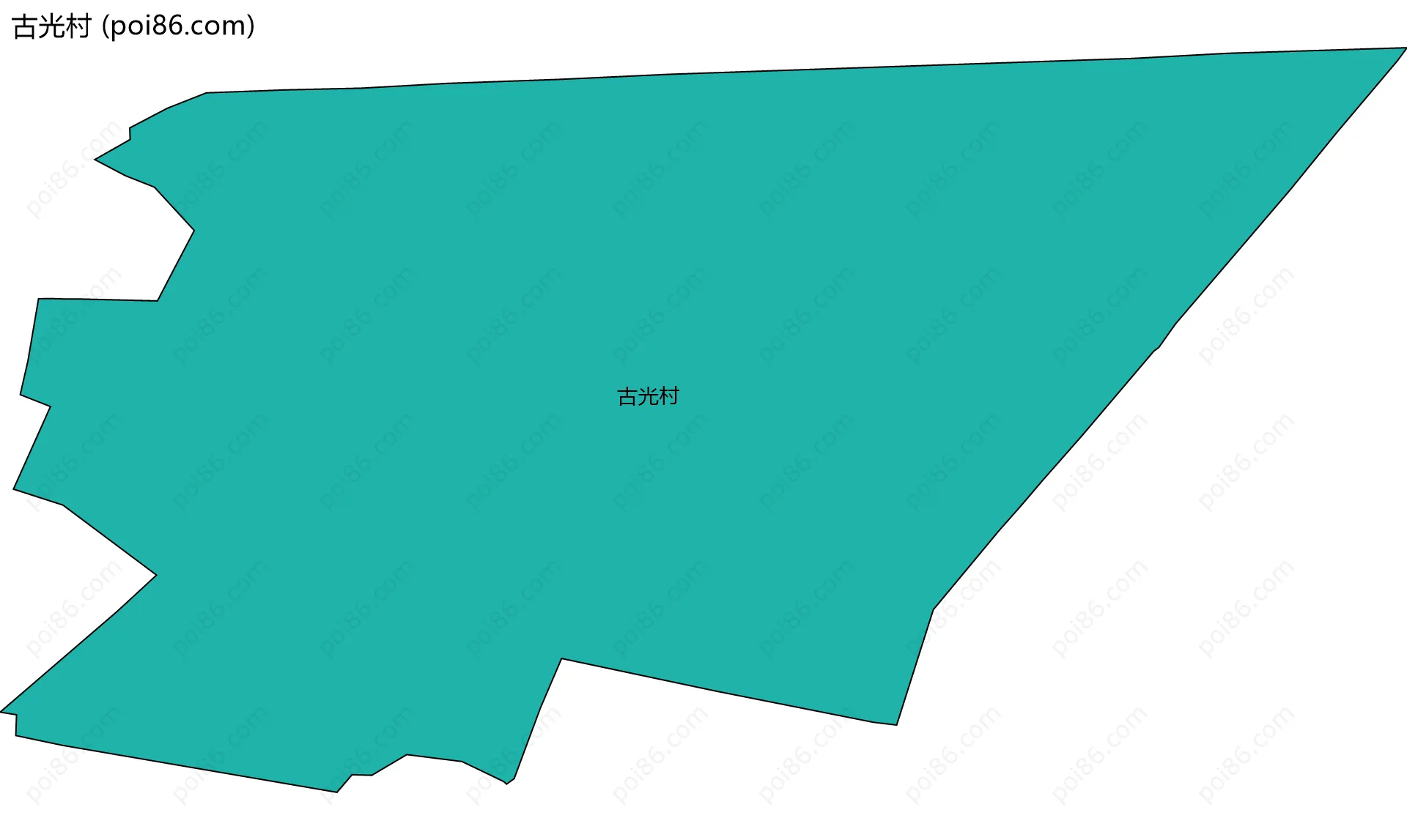 古光村边界地图