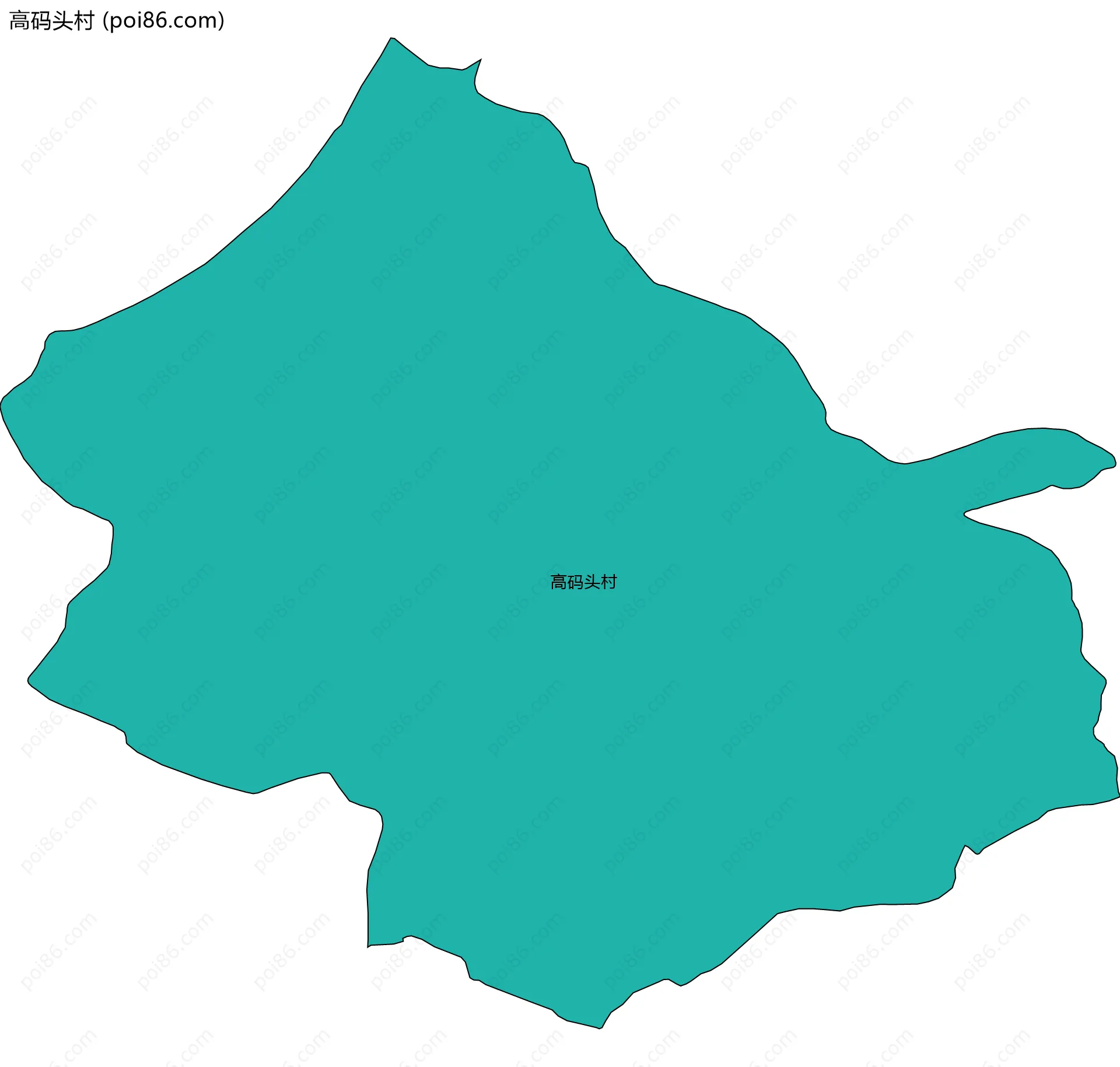 高码头村边界地图