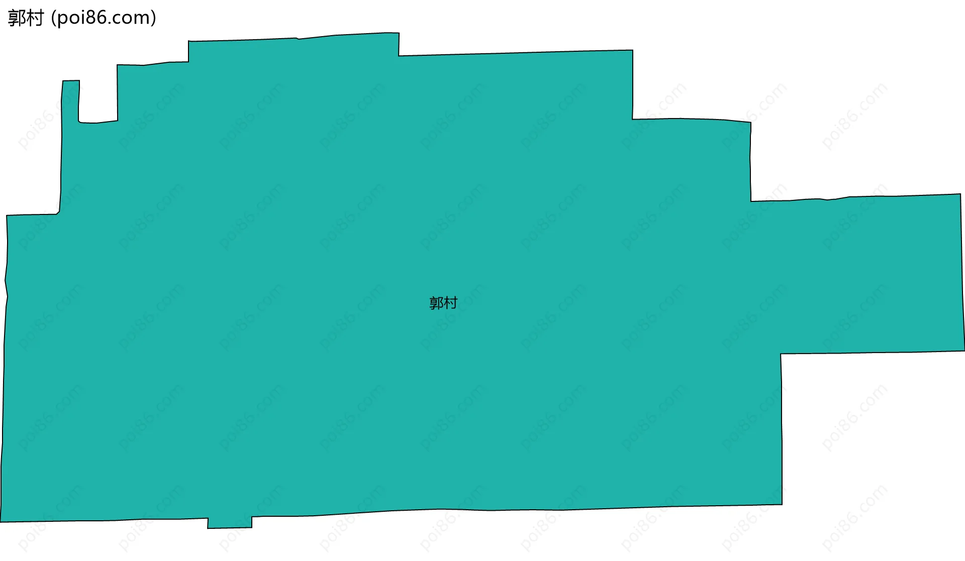 郭村边界地图