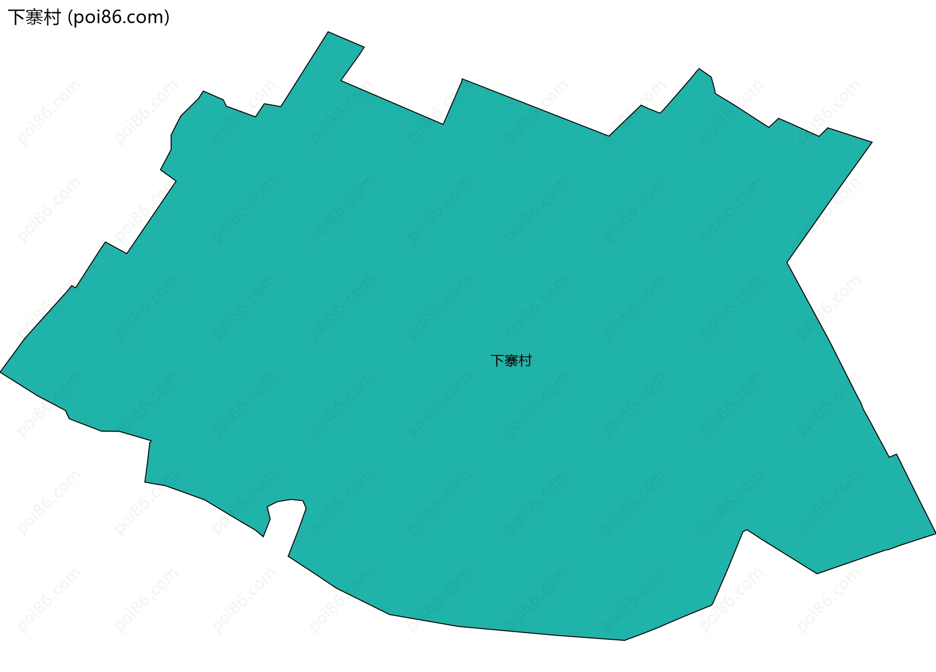 下寨村边界地图