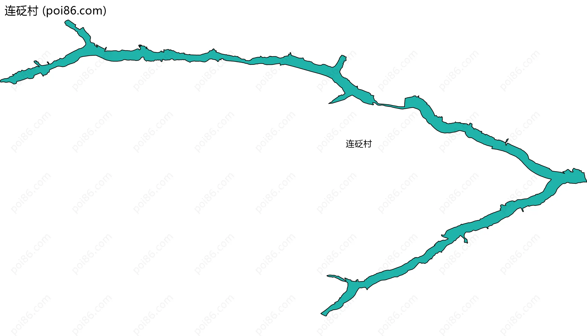 连砭村边界地图