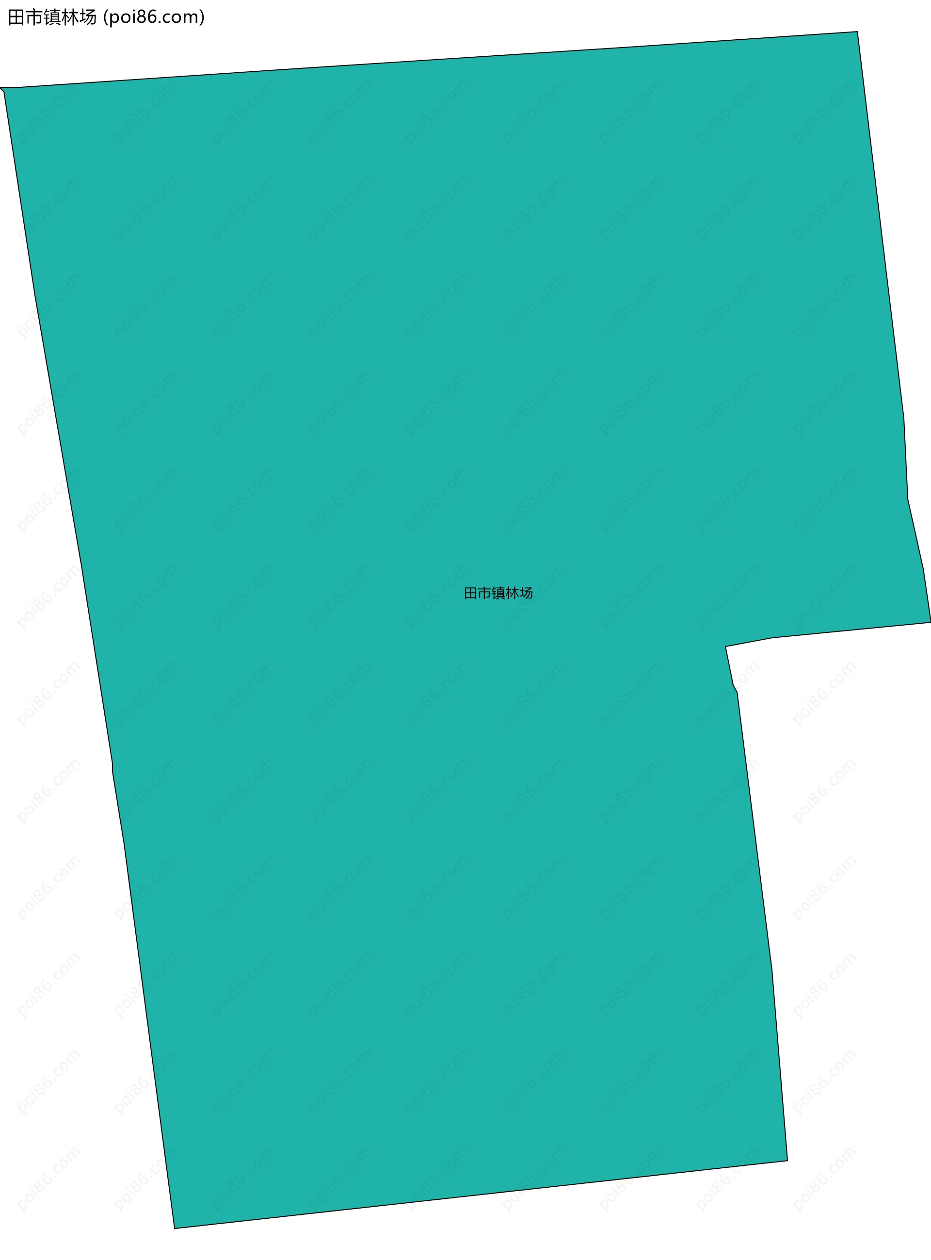 田市镇林场边界地图