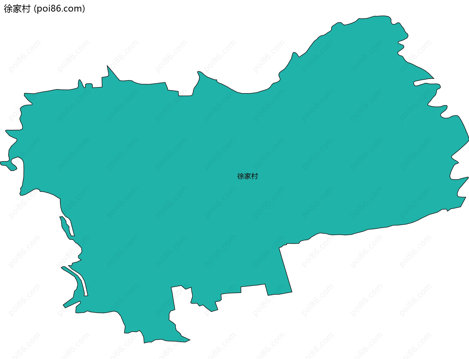 徐家村边界地图