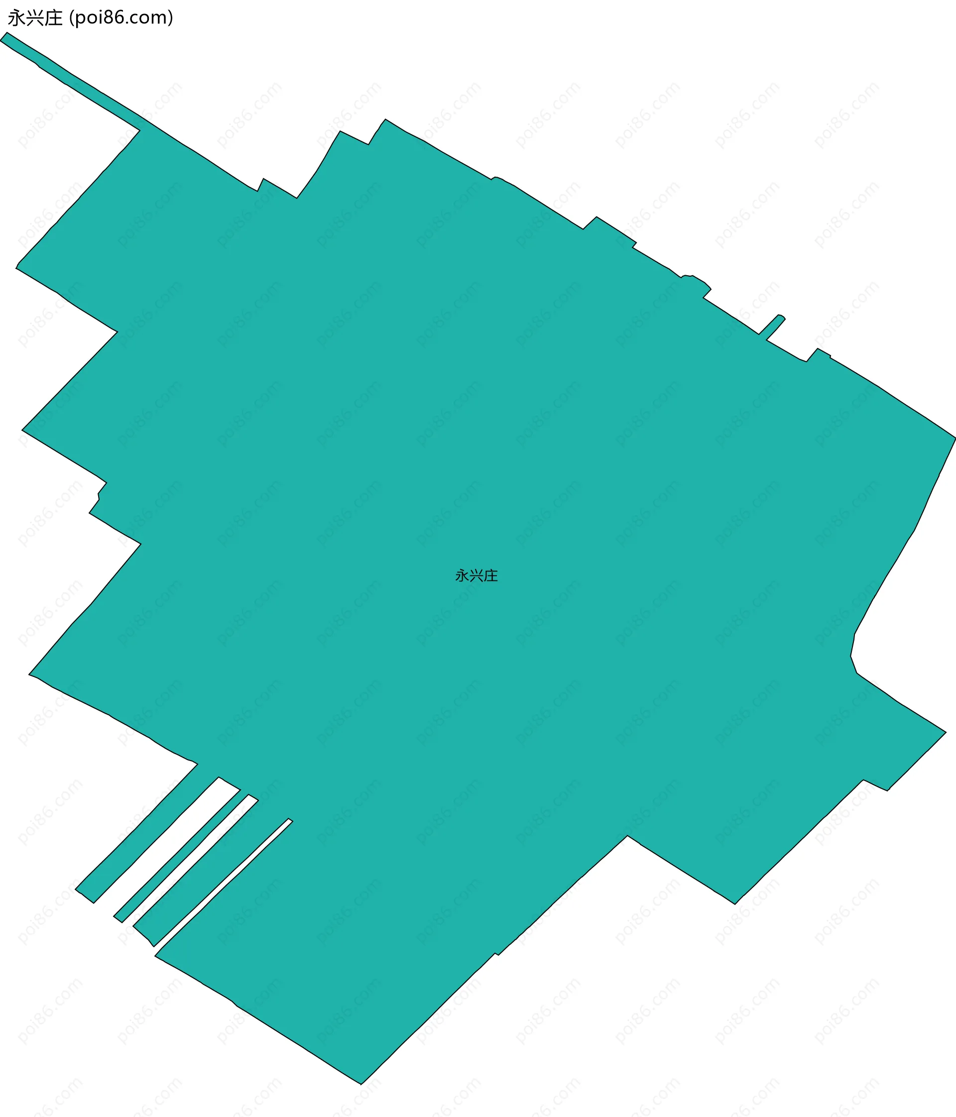 永兴庄边界地图