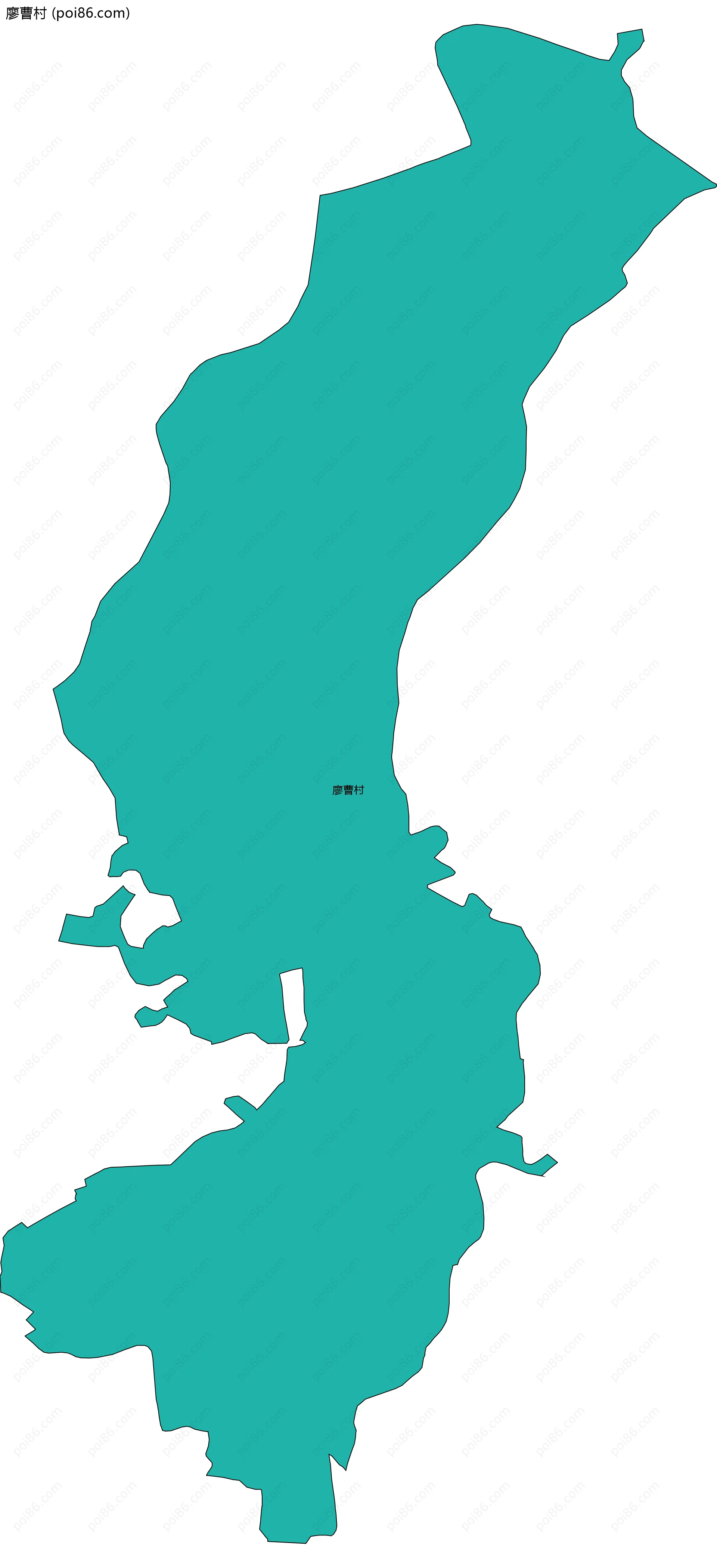 廖曹村边界地图