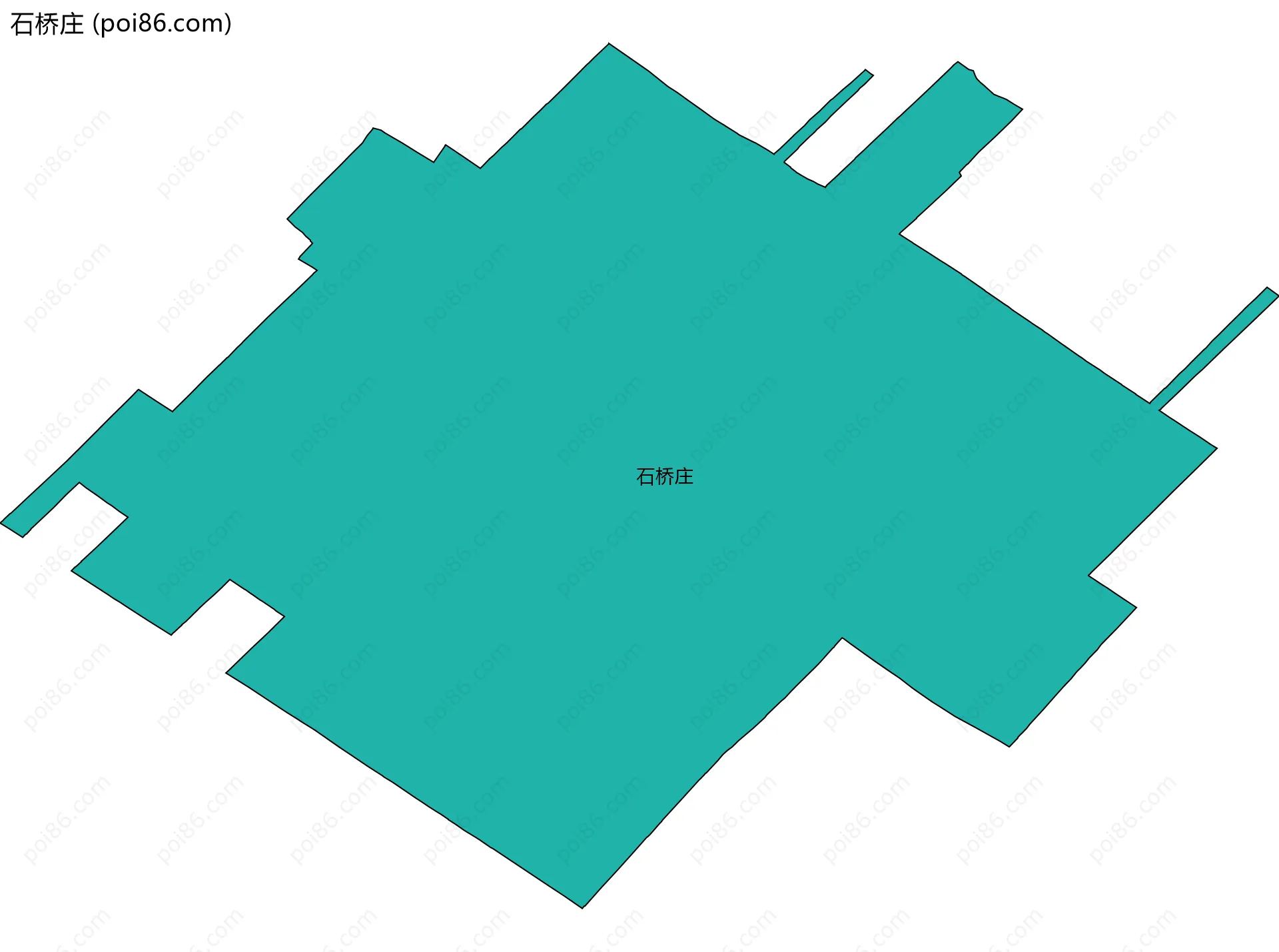石桥庄边界地图