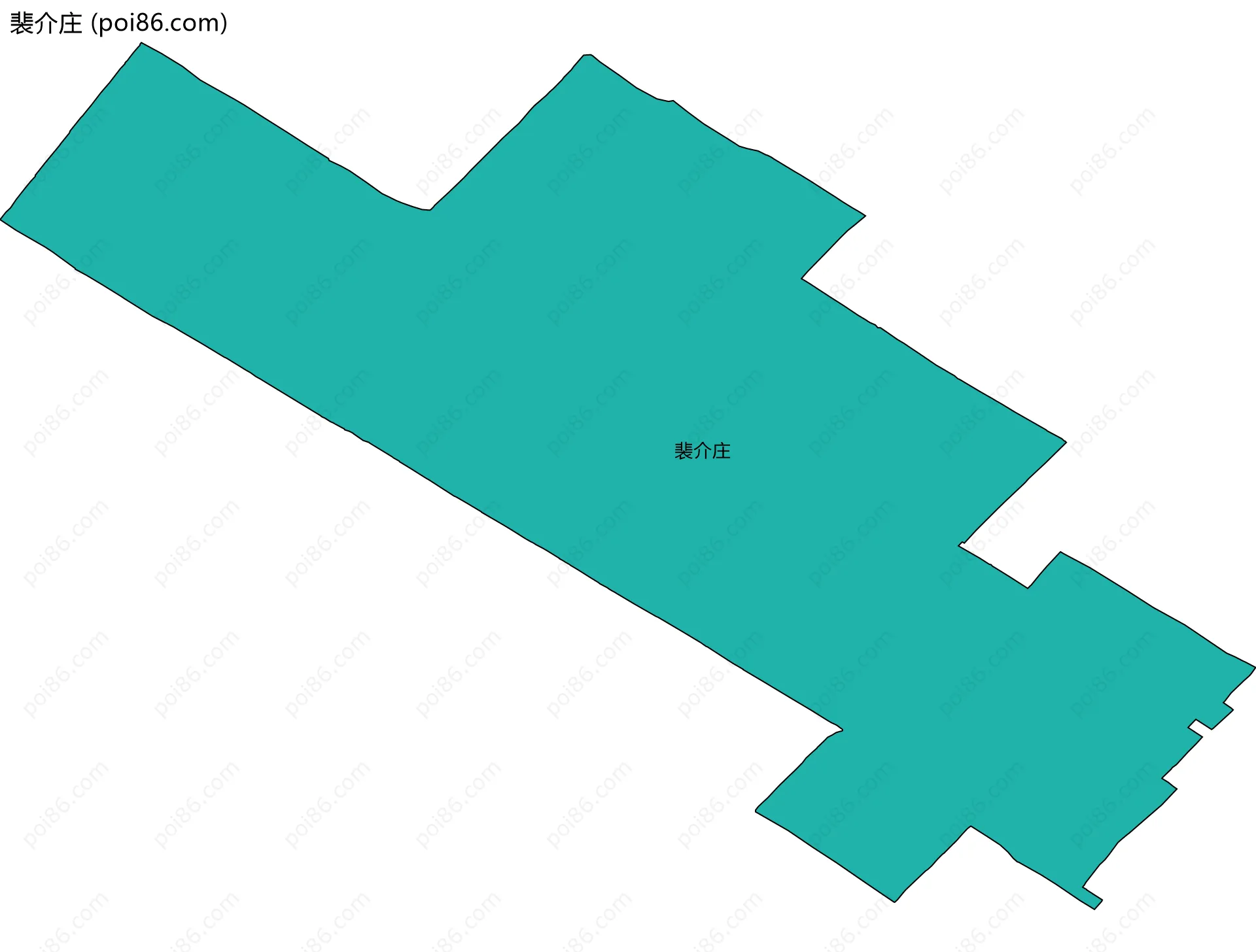 裴介庄边界地图