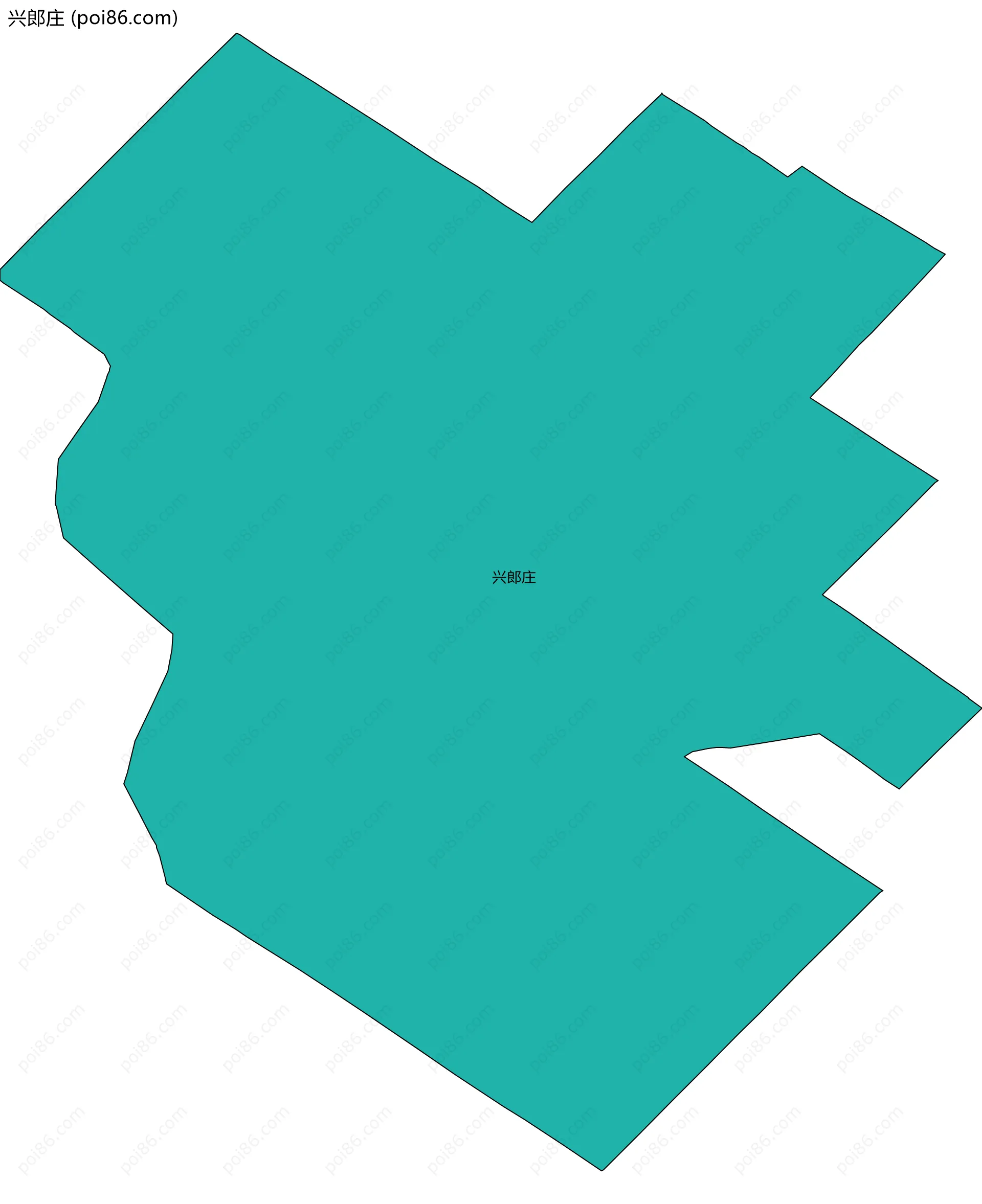 兴郎庄边界地图