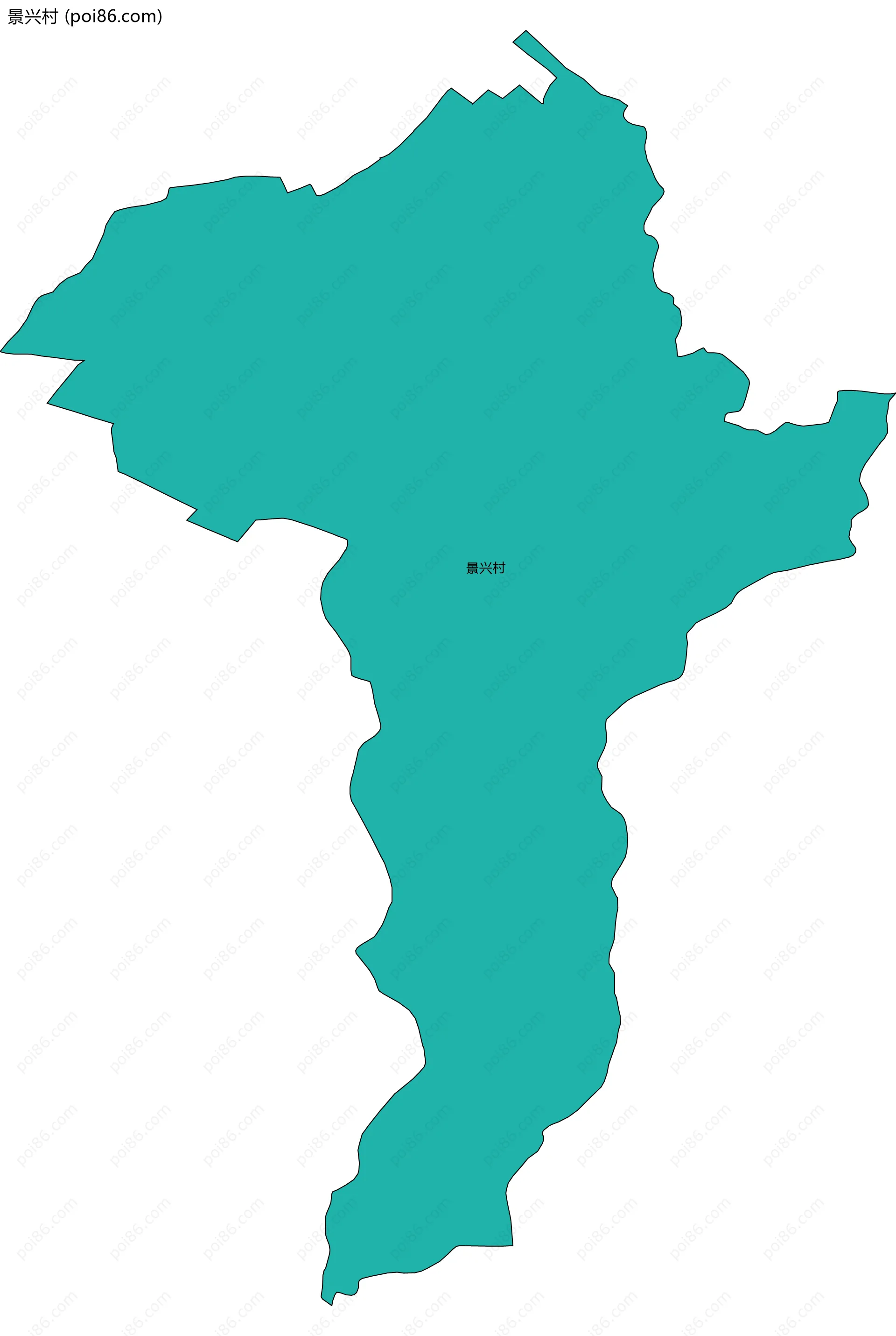 景兴村边界地图