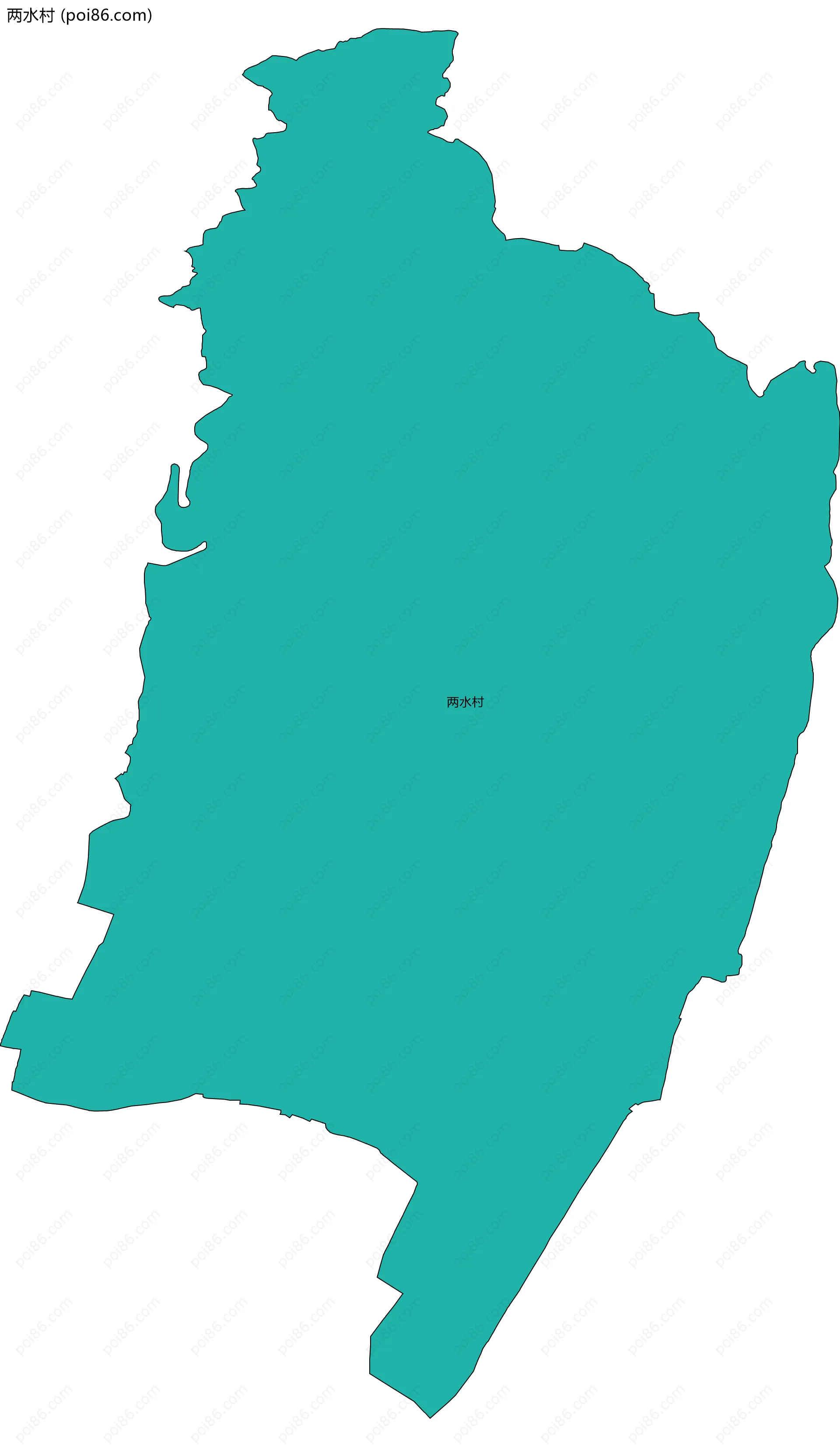 两水村边界地图