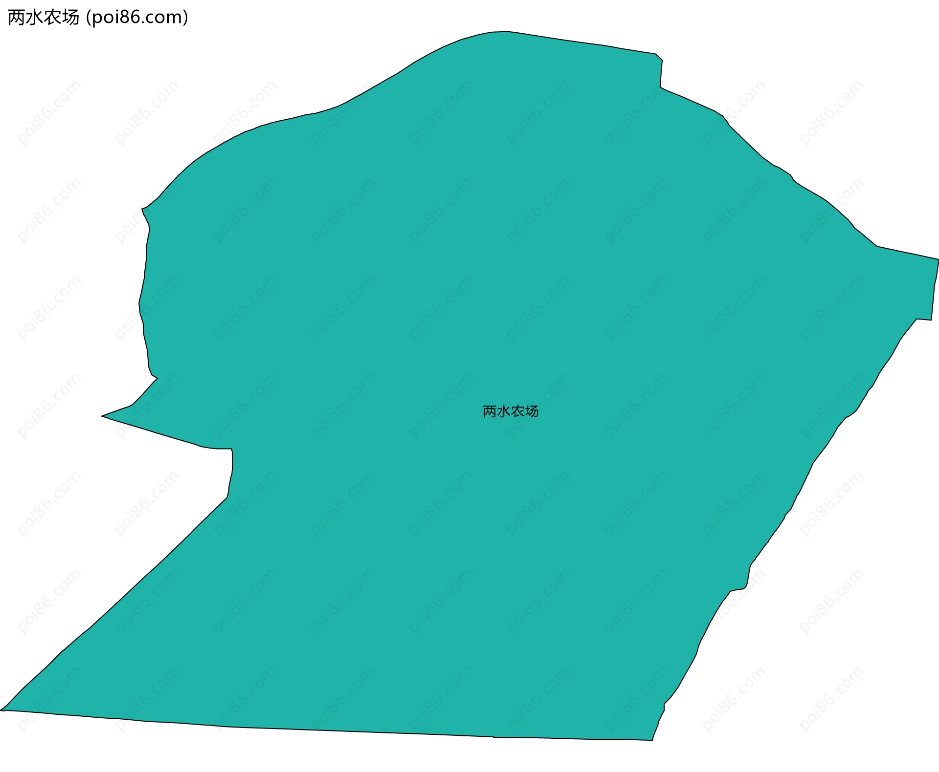 两水农场边界地图