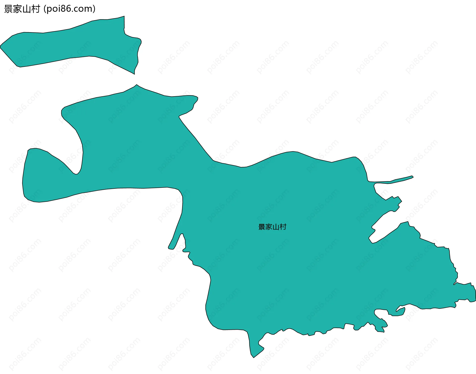 景家山村边界地图