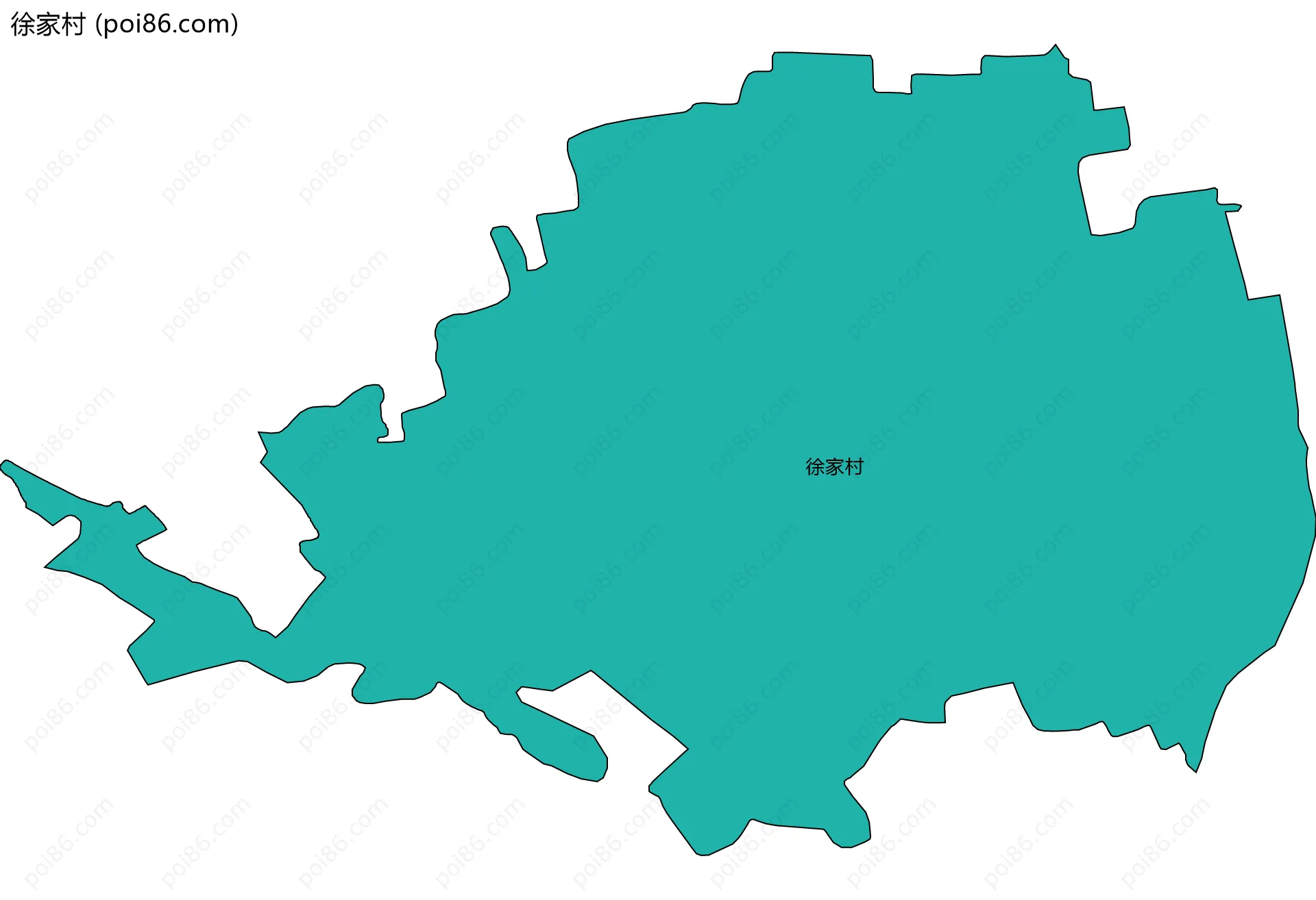 徐家村边界地图