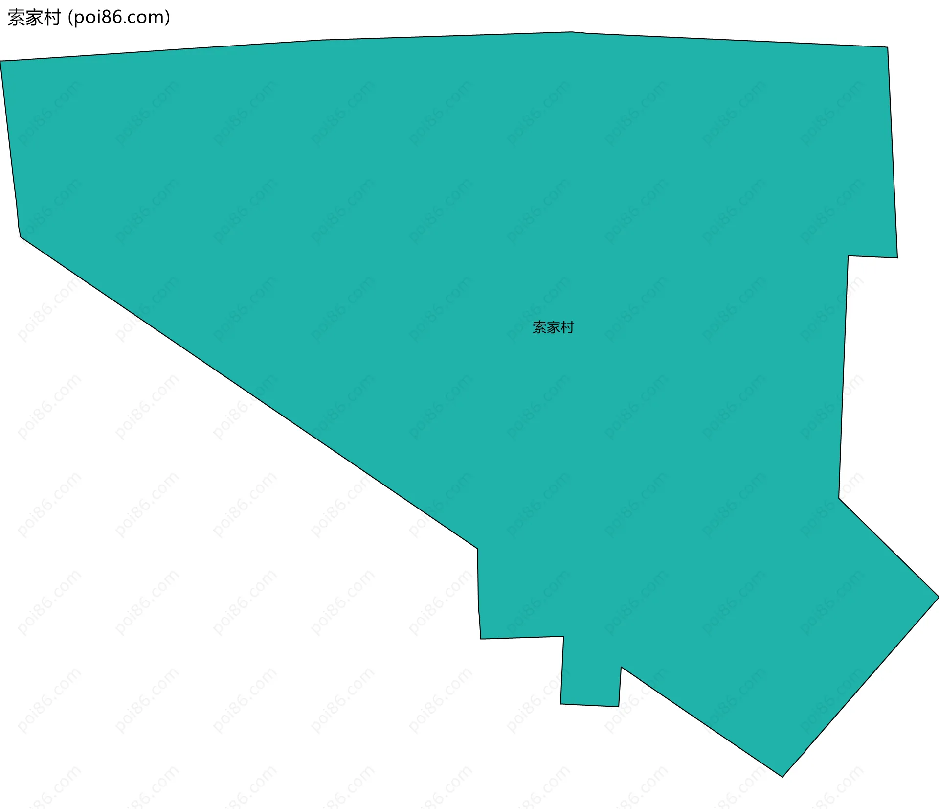 索家村边界地图