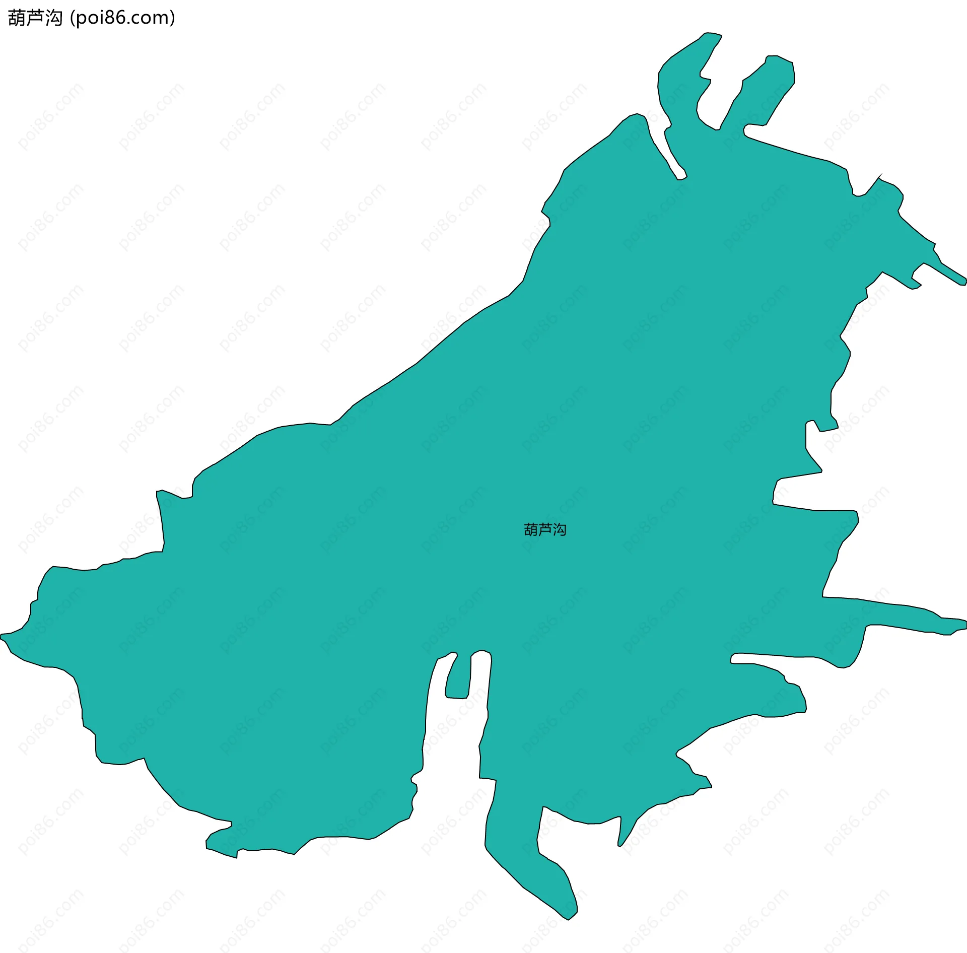 葫芦沟边界地图