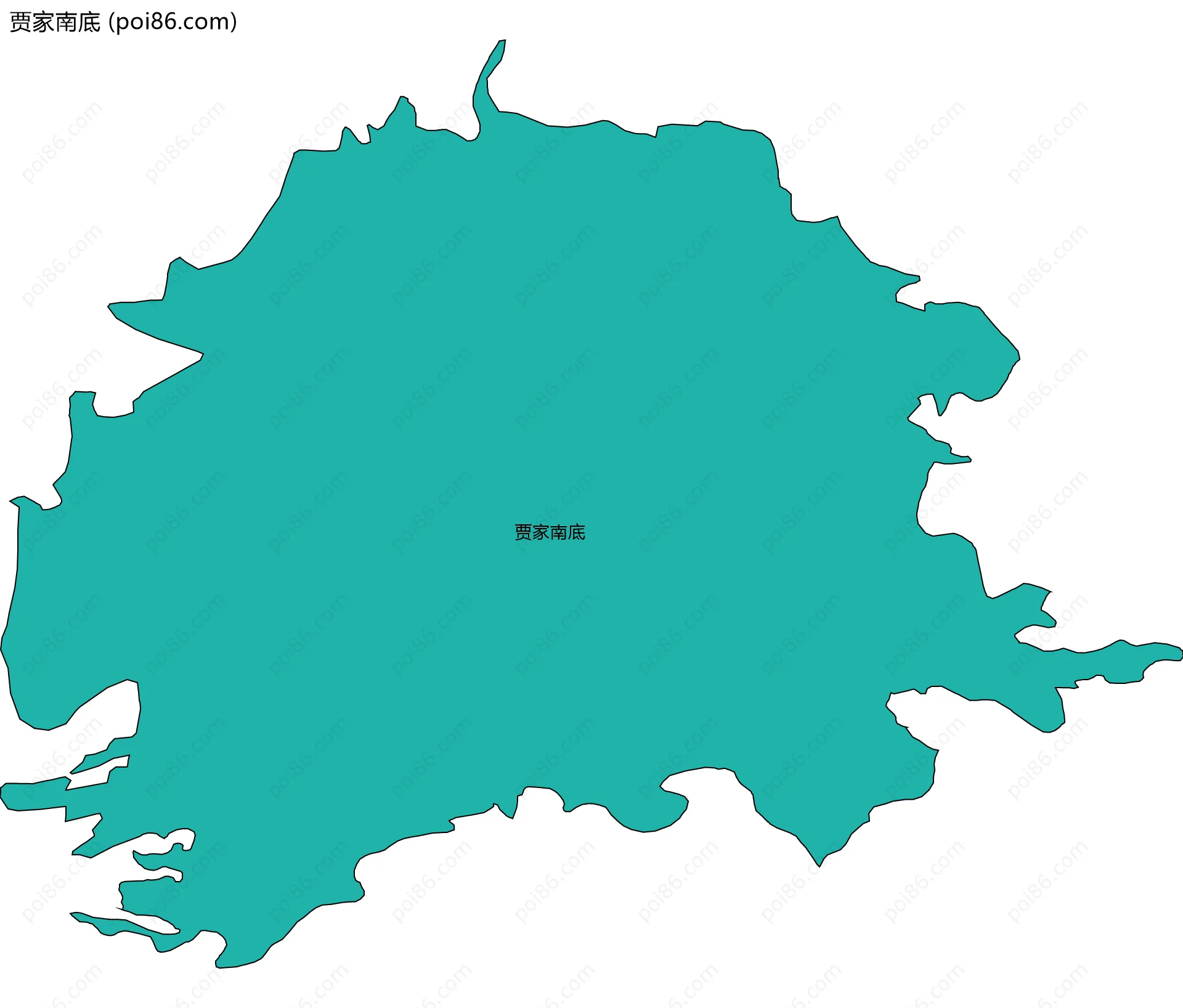 贾家南底边界地图