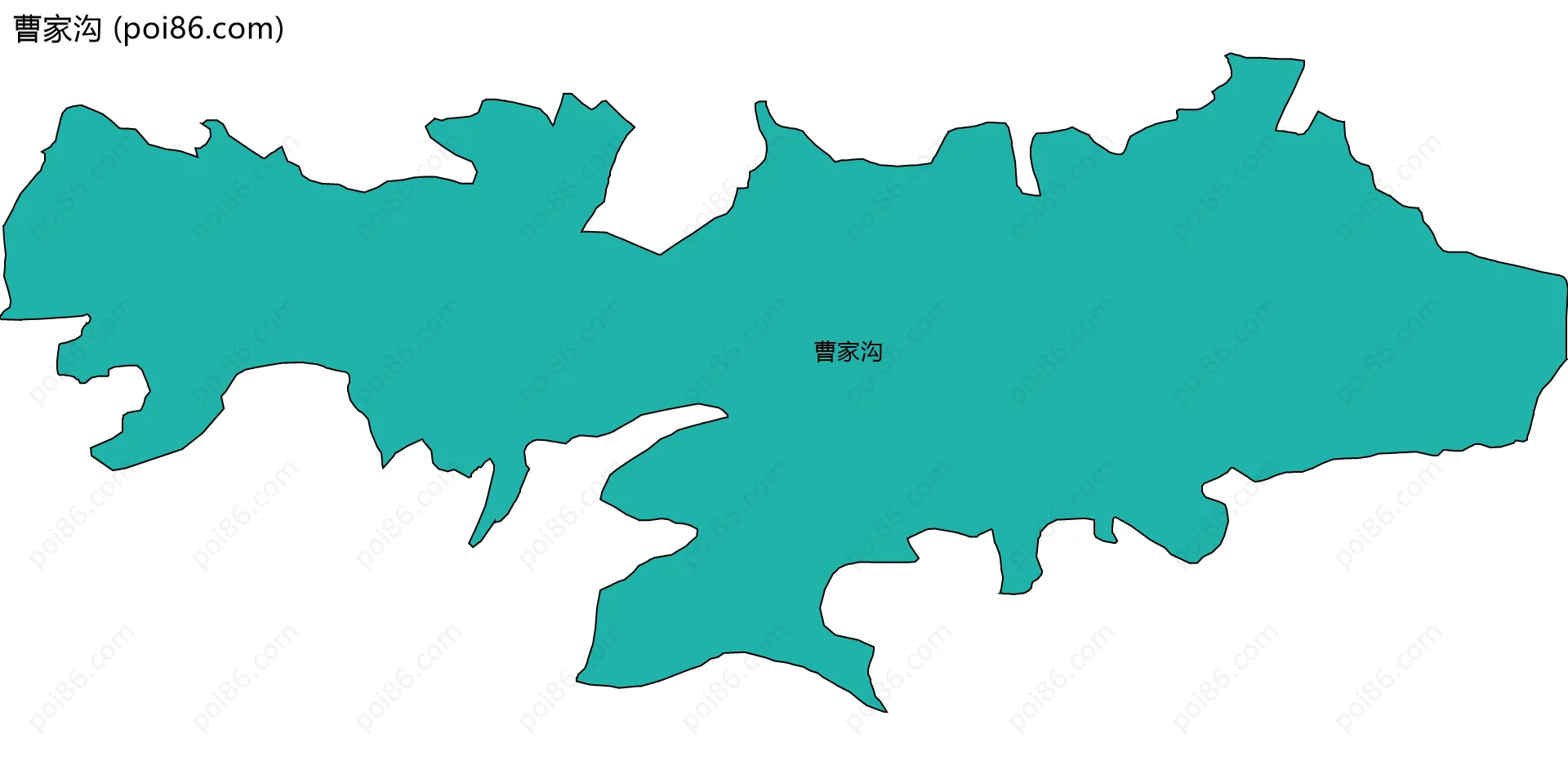 曹家沟边界地图