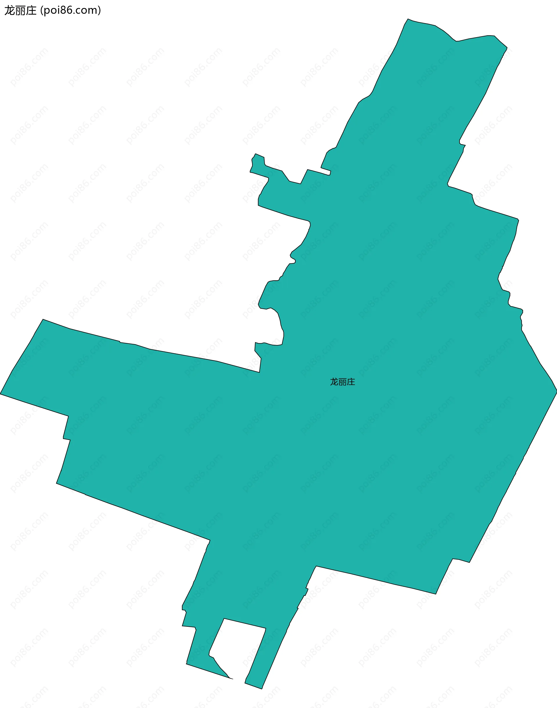 龙丽庄边界地图