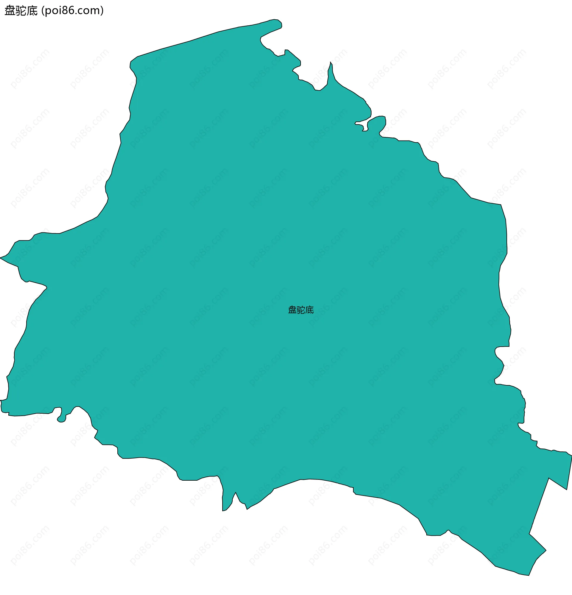 盘驼底边界地图