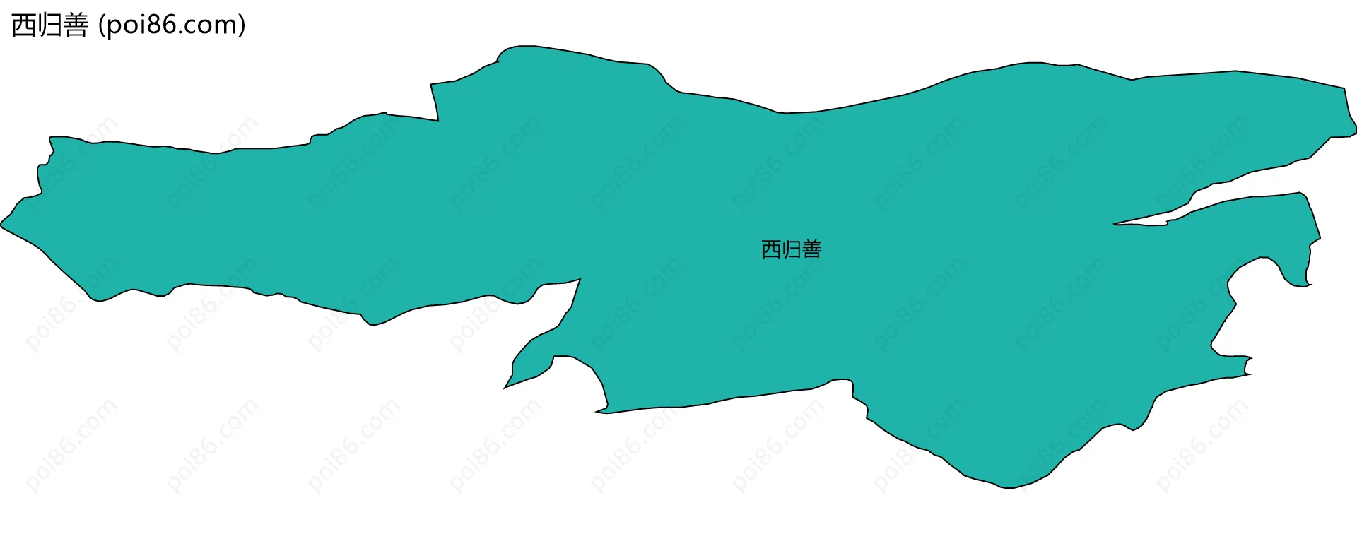 西归善边界地图