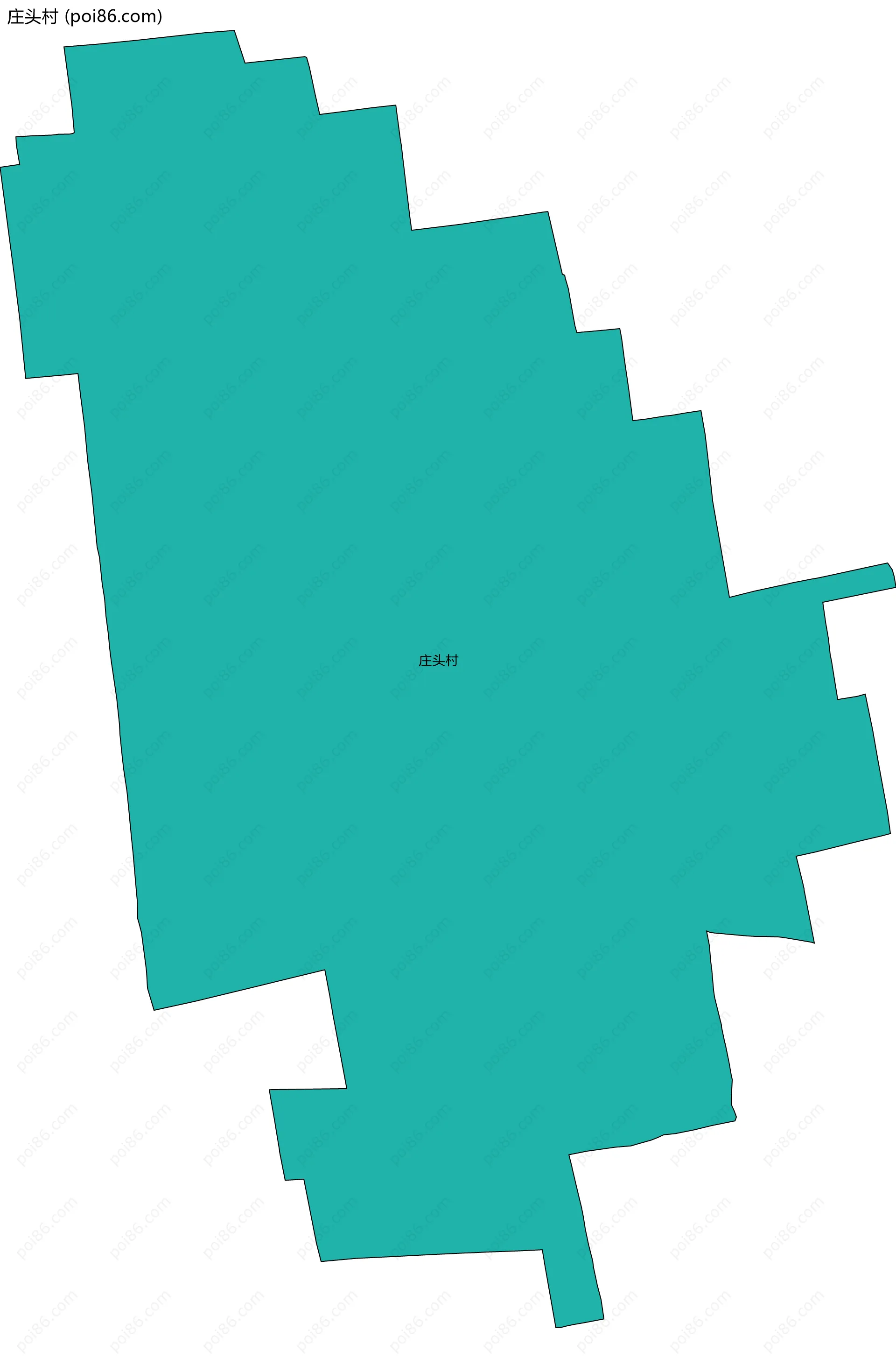 庄头村边界地图