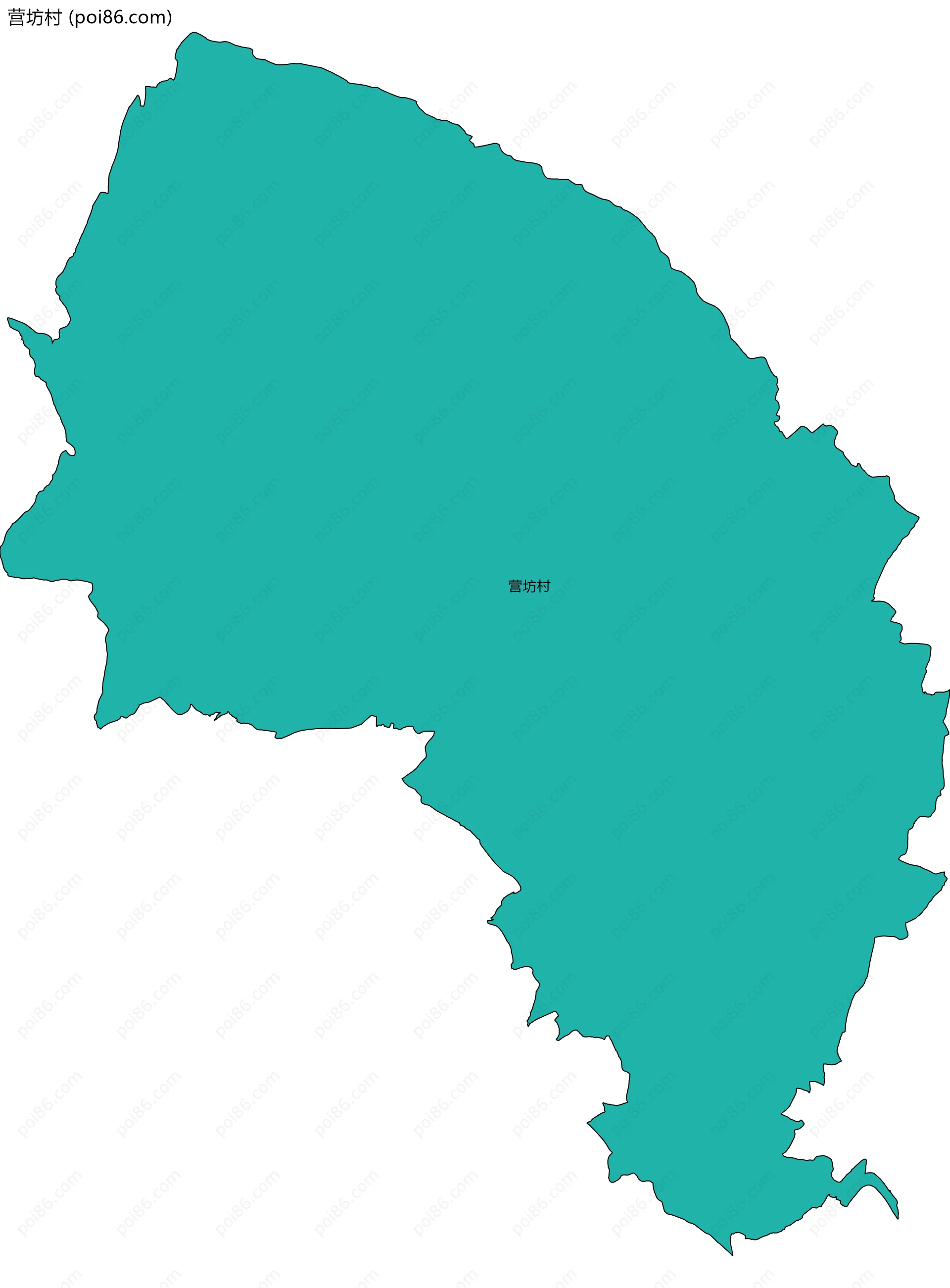 营坊村边界地图