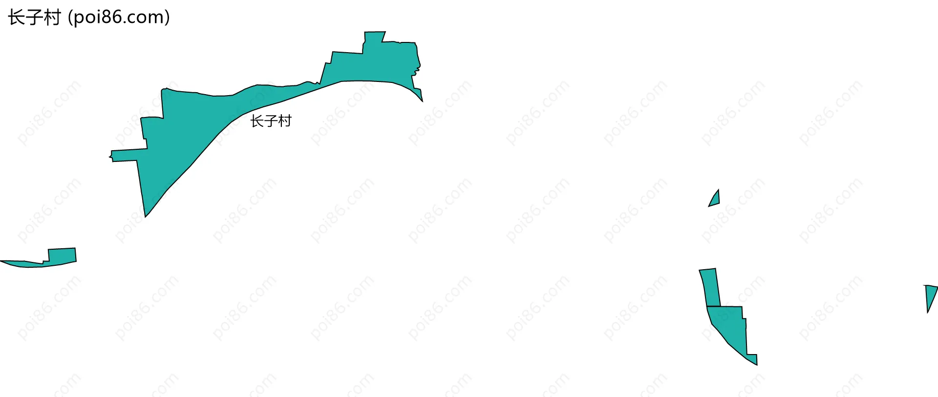 长子村边界地图