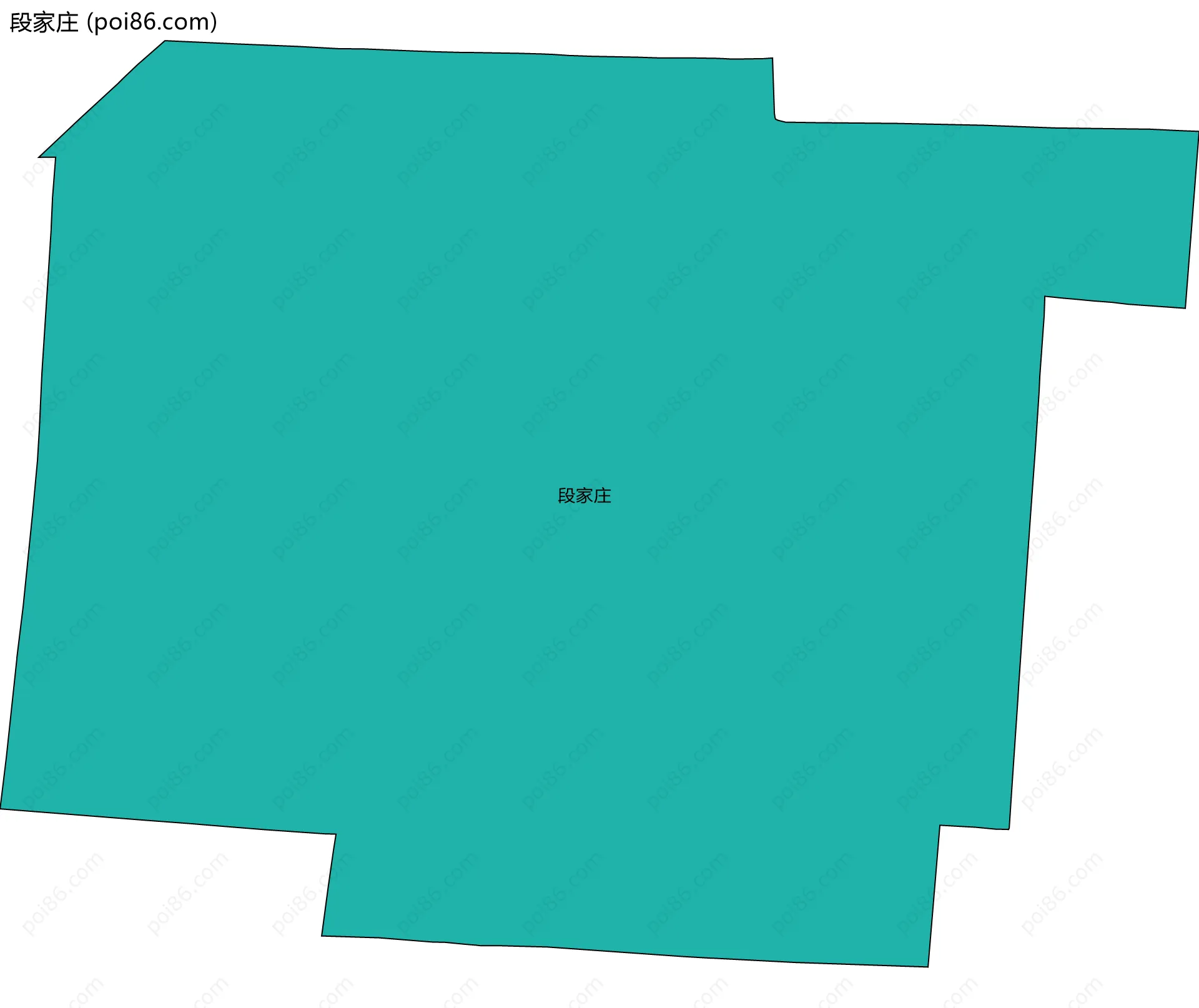 段家庄边界地图