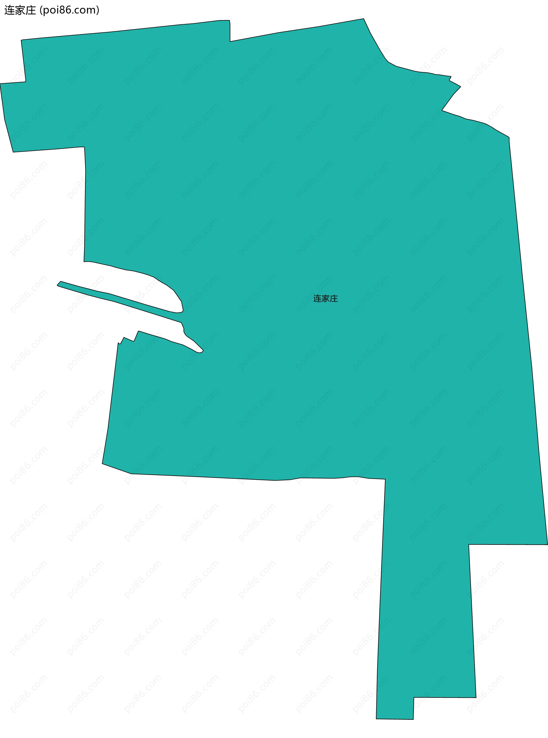 连家庄边界地图
