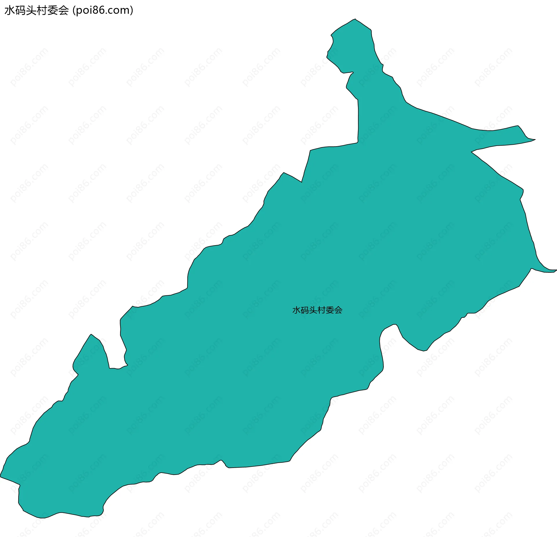 水码头村委会边界地图