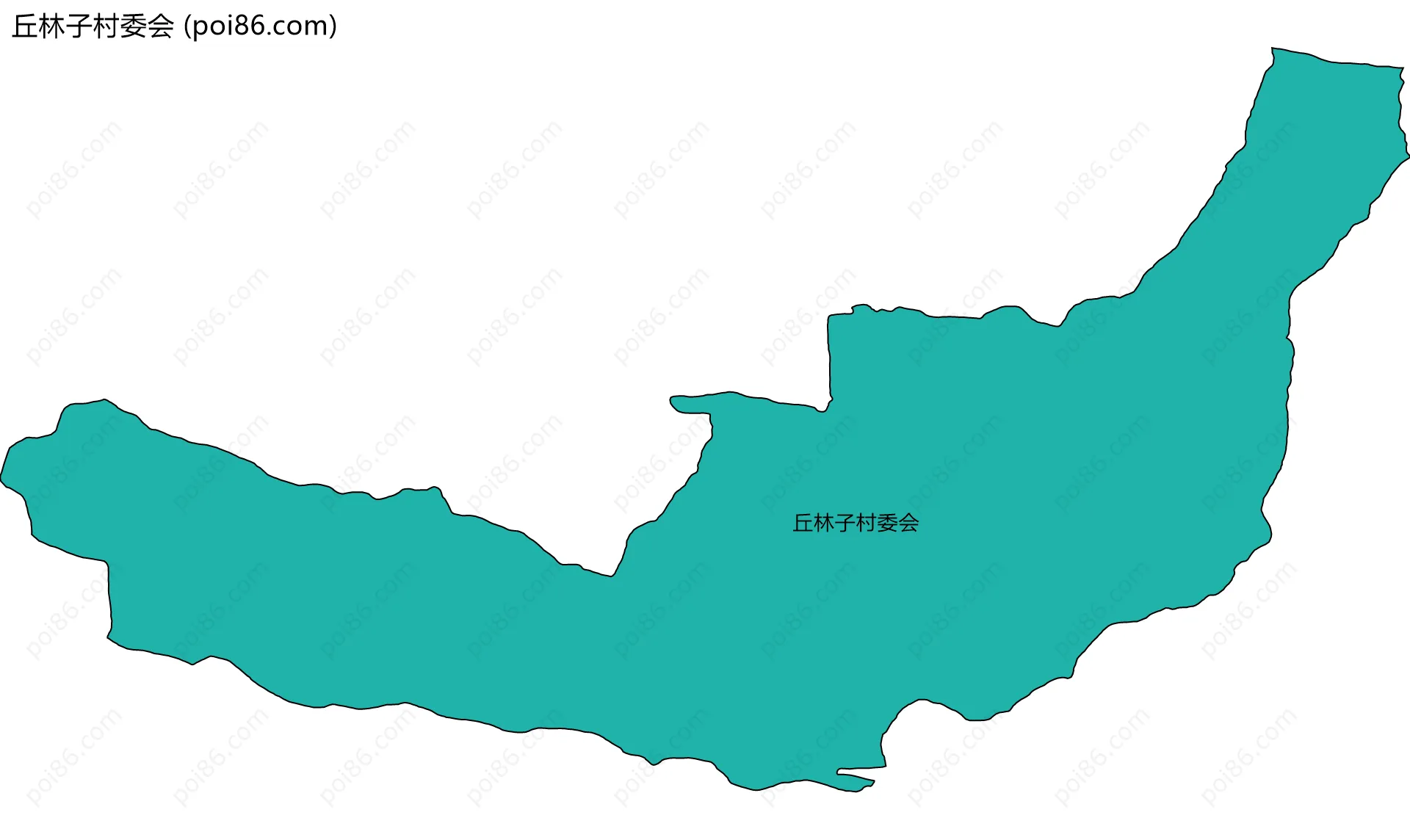 丘林子村委会边界地图