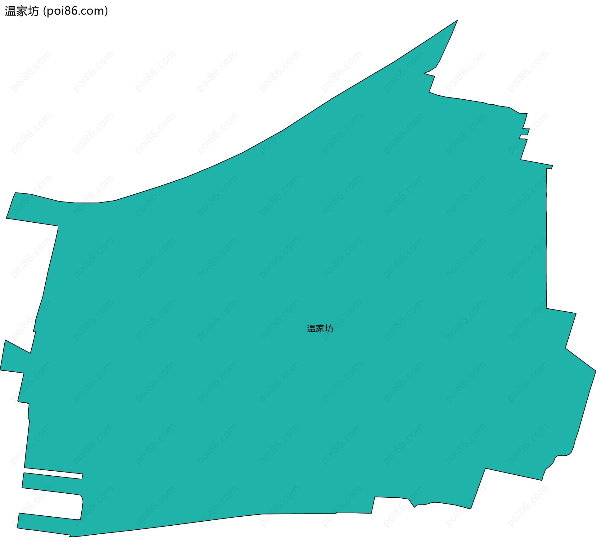 温家坊边界地图